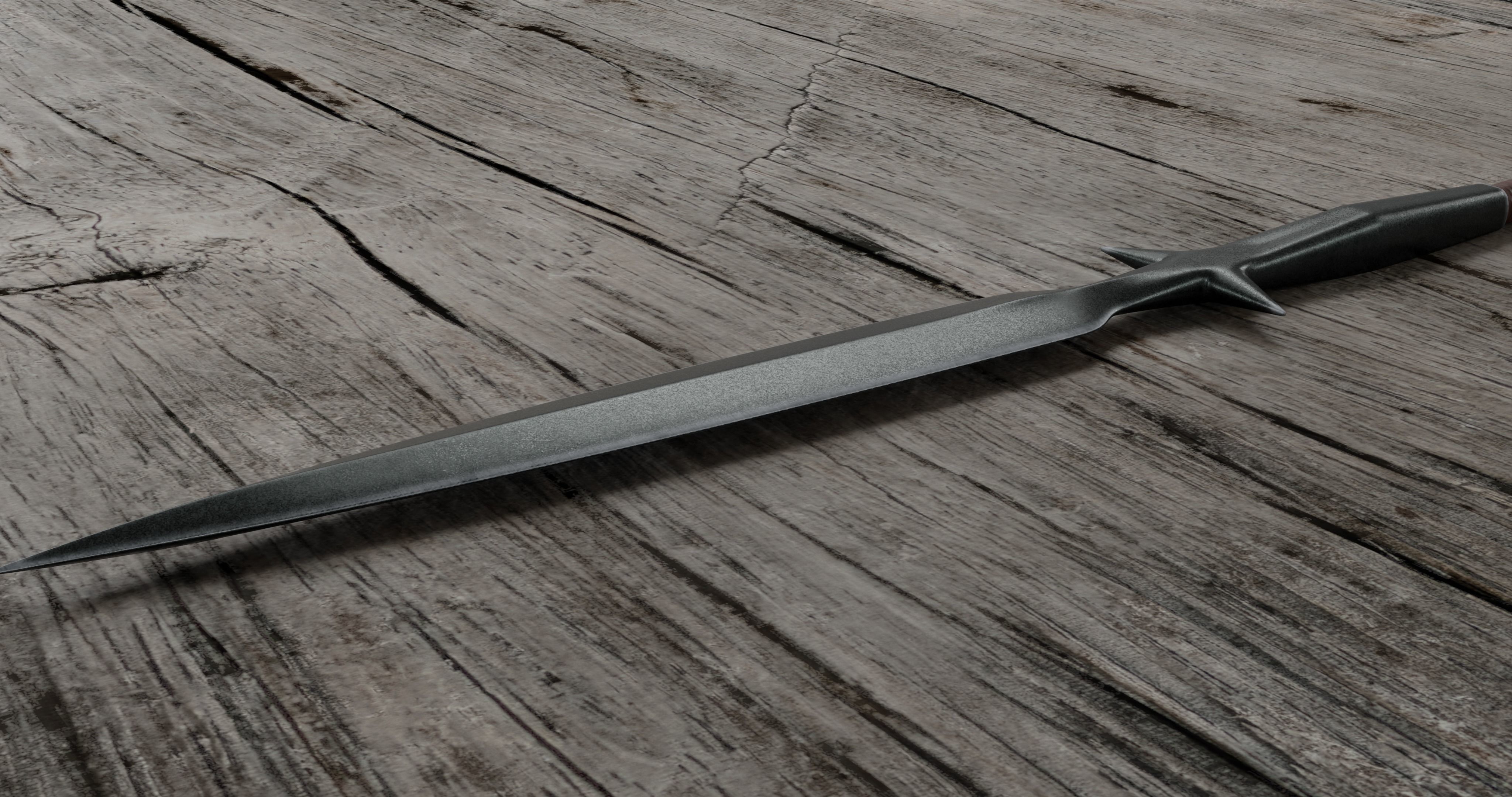 Melee Weapons Pack - Volume 1 Low-poly 3D model_53