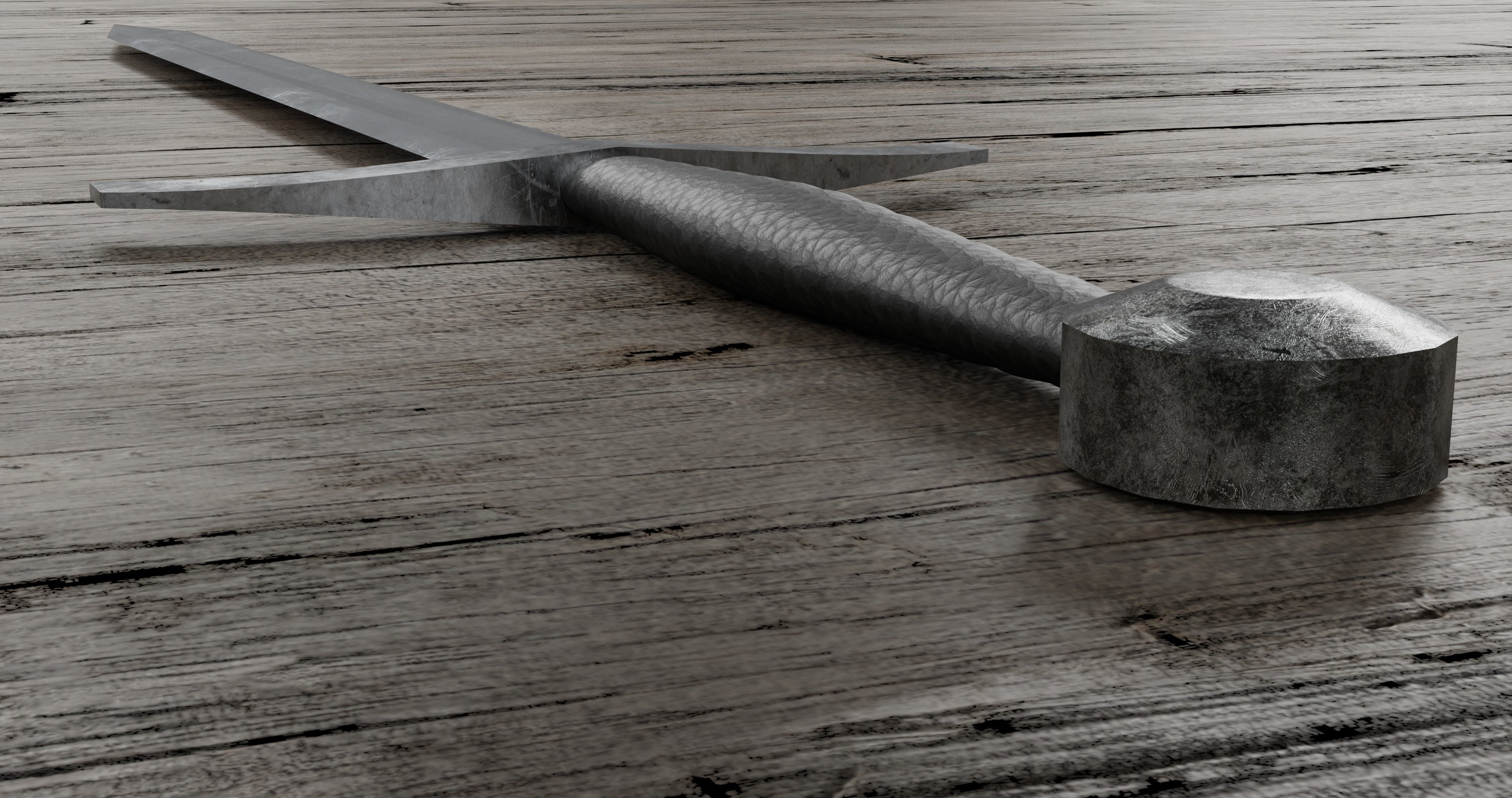 Melee Weapons Pack - Volume 1 Low-poly 3D model_57