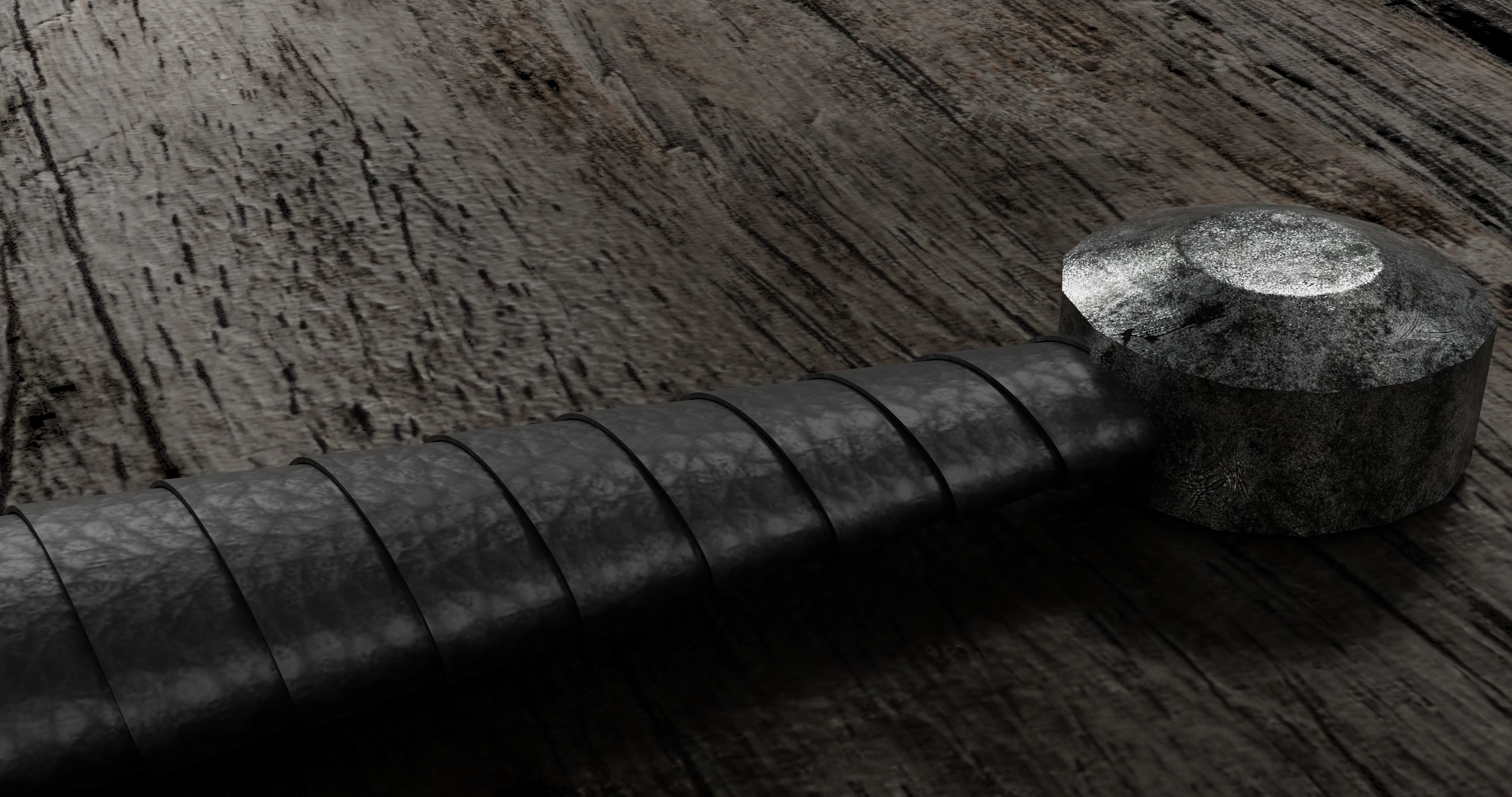 Melee Weapons Pack - Volume 1 Low-poly 3D model_51