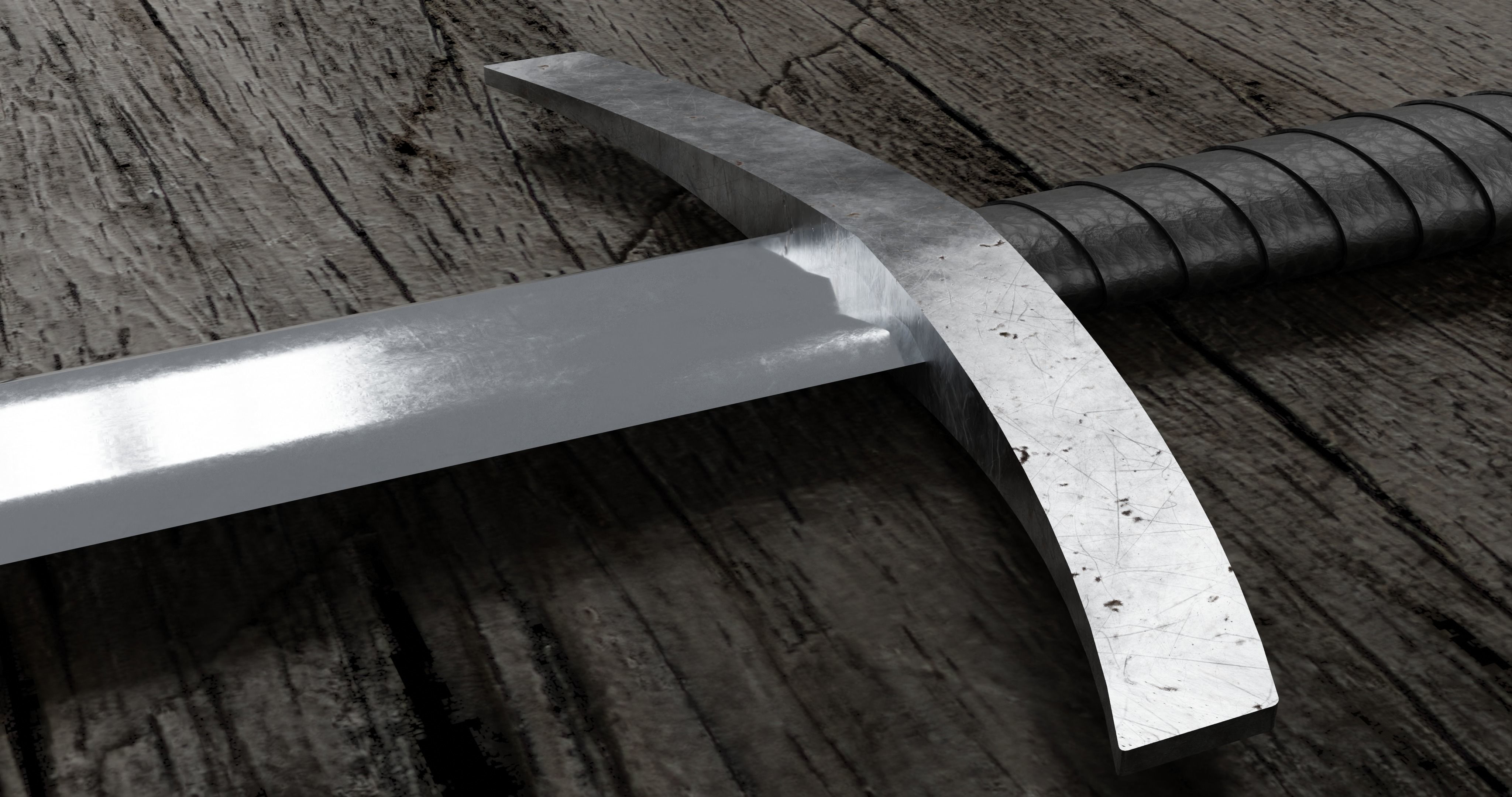 Melee Weapons Pack - Volume 1 Low-poly 3D model_52