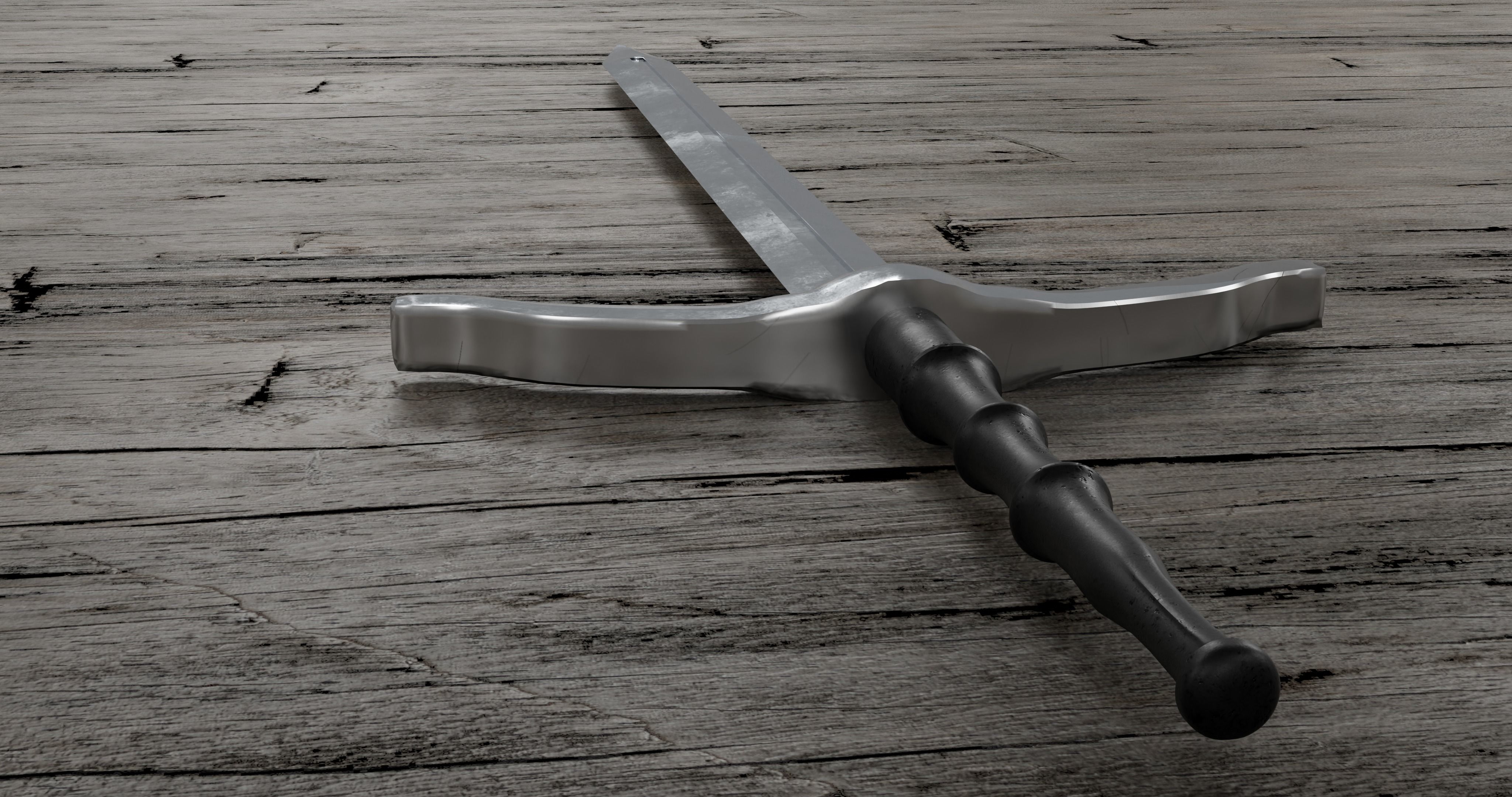 Melee Weapons Pack - Volume 1 Low-poly 3D model_40
