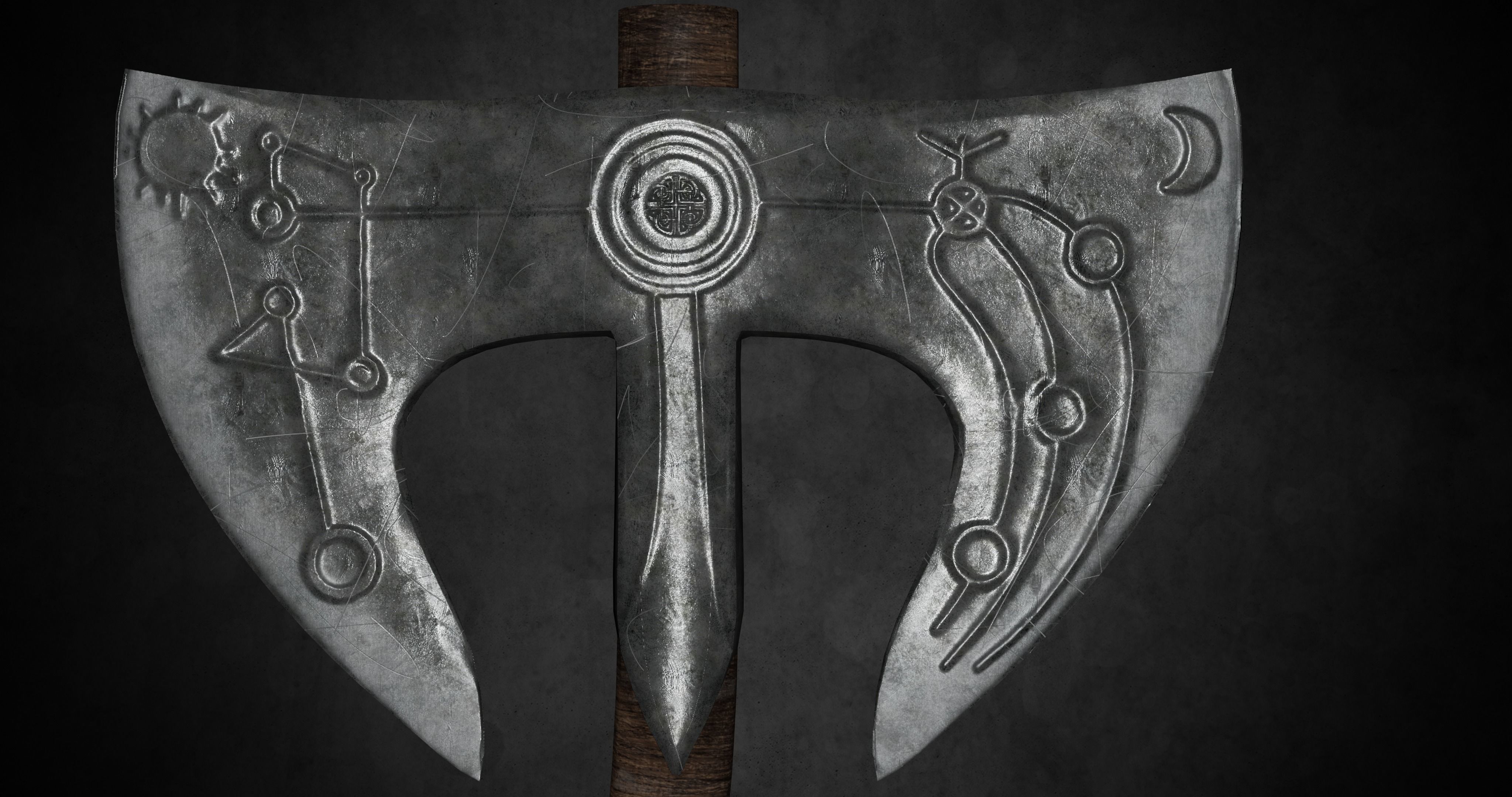 Melee Weapons Pack - Volume 1 Low-poly 3D model_9