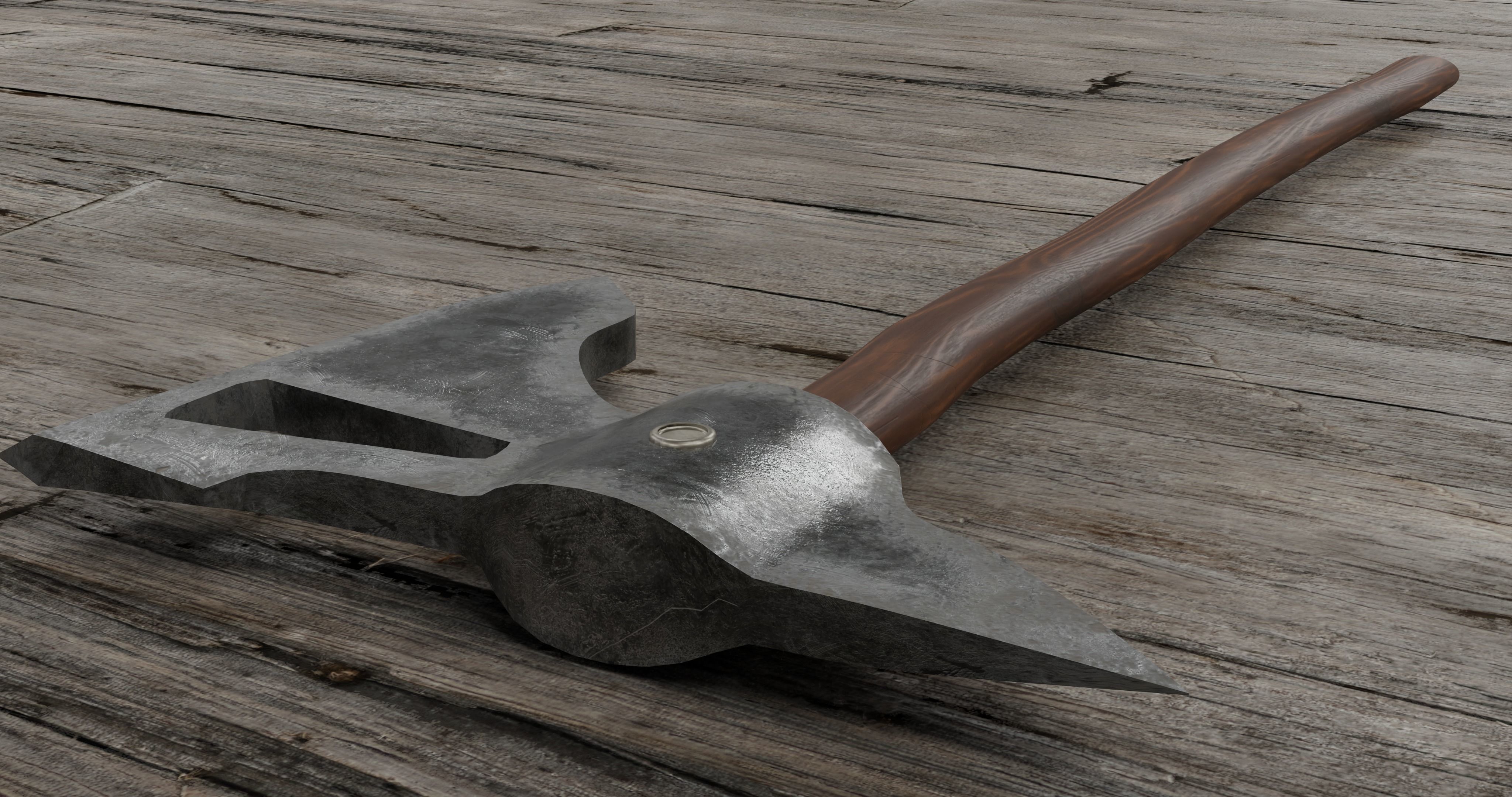 Melee Weapons Pack - Volume 1 Low-poly 3D model_16