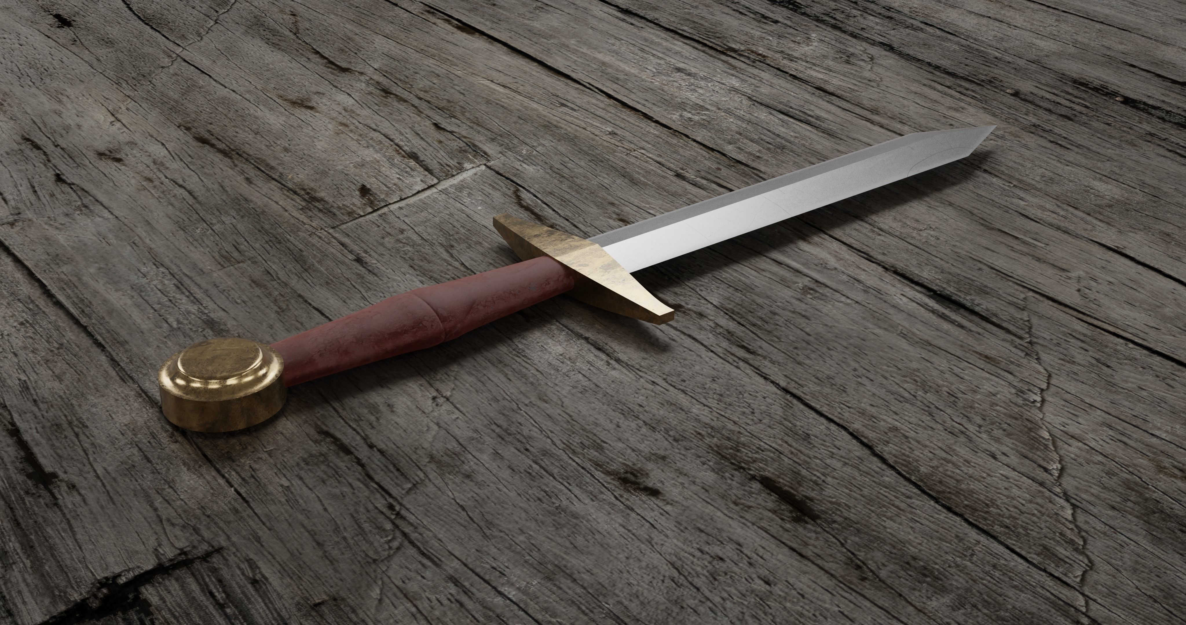 Melee Weapons Pack - Volume 1 Low-poly 3D model_34