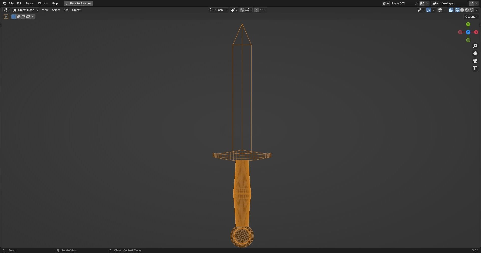 Melee Weapons Pack - Volume 1 Low-poly 3D model_20