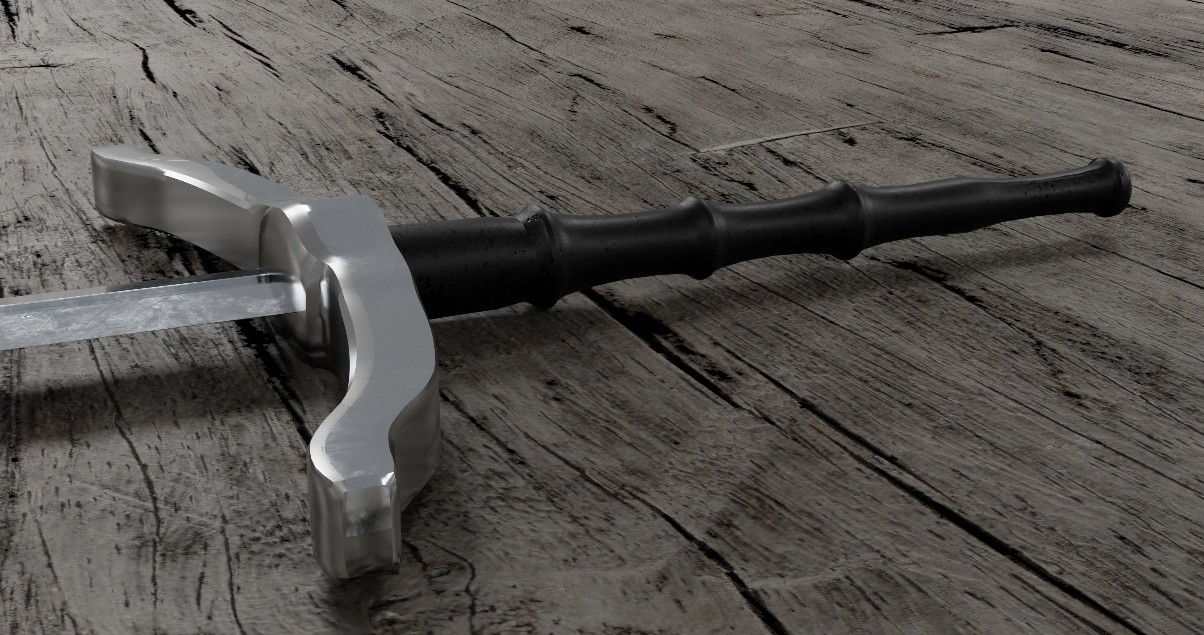 Melee Weapons Pack - Volume 1 Low-poly 3D model_41