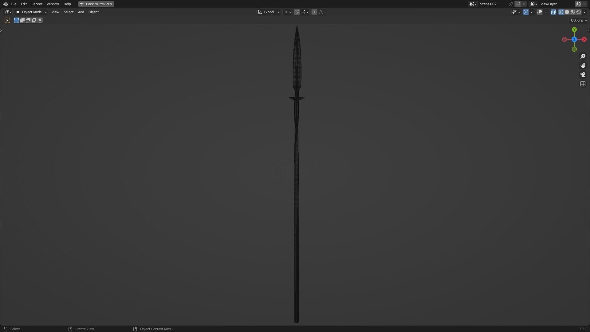 Melee Weapons Pack - Volume 1 Low-poly 3D model_32