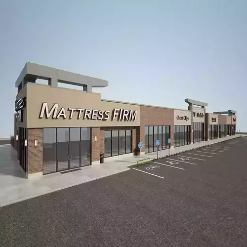 Retail Store Building 3D model