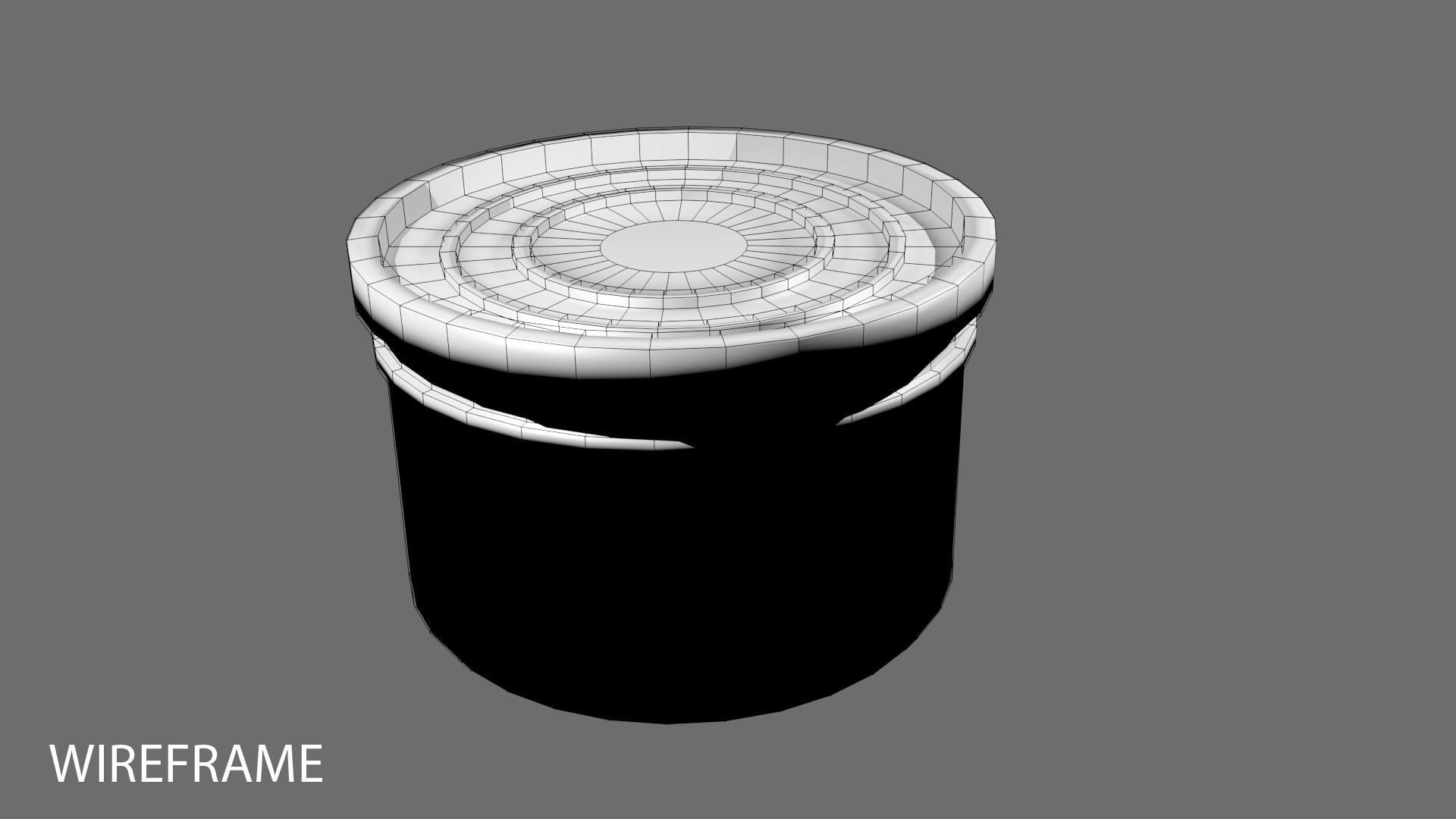 Can - Flatten Medium 3D model_3