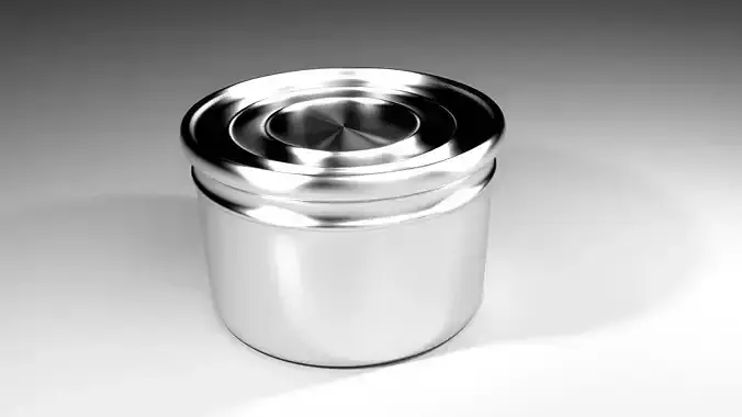 Can - Flatten Medium 3D model