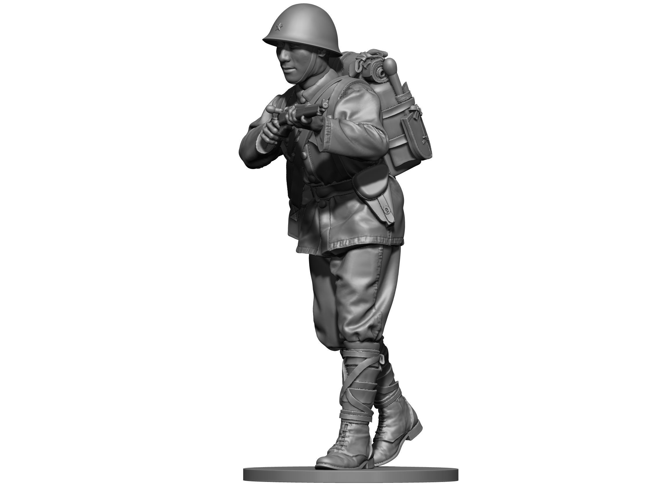 Japan soldier ww2 2 3D print model_2