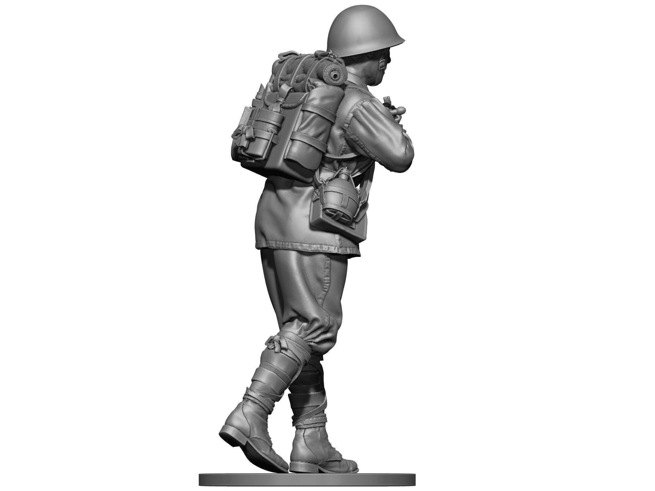 Japan soldier ww2 2 3D print model_5