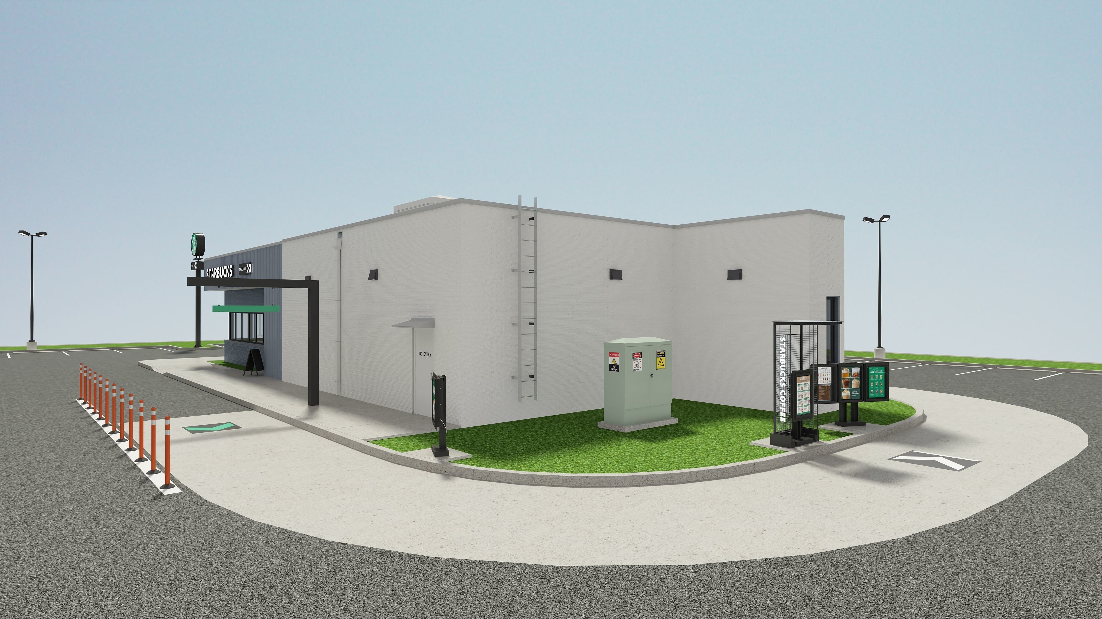 Starbucks Coffee Store 3D model_4