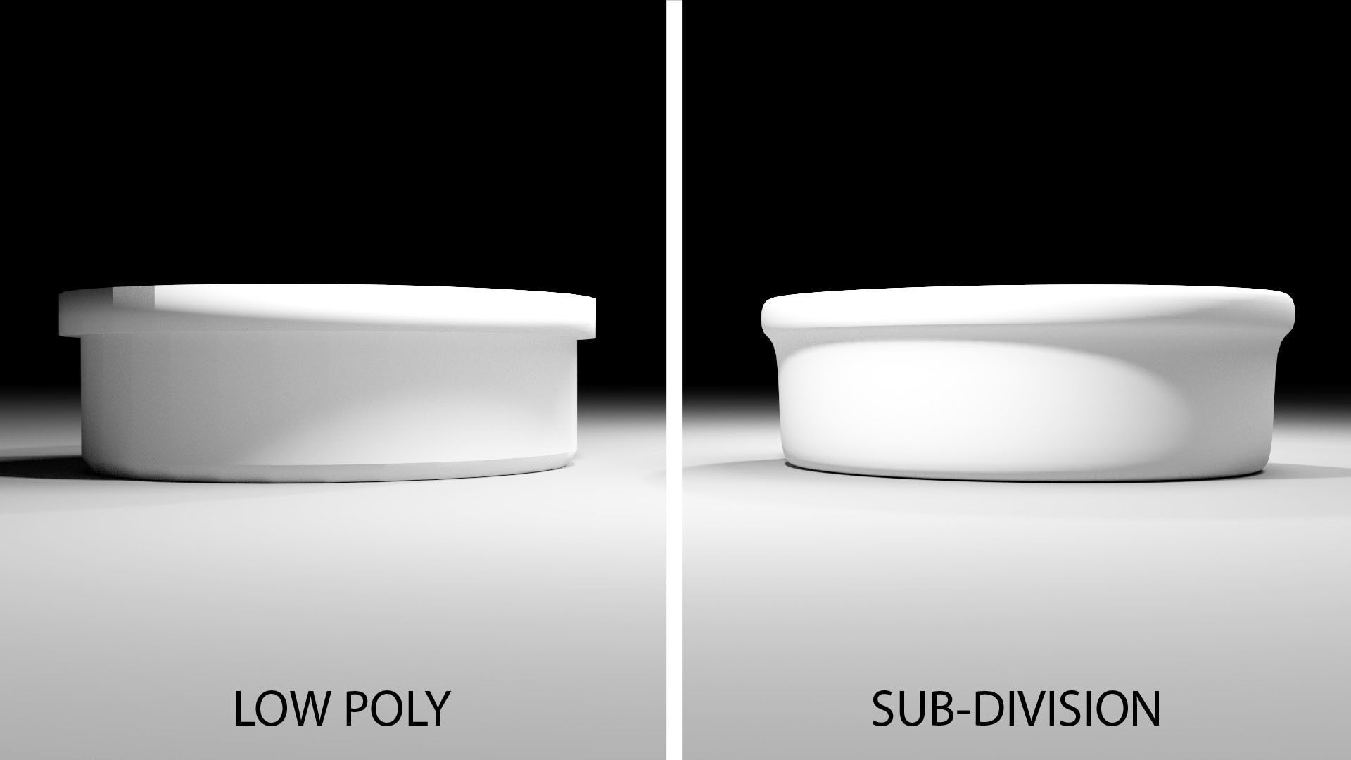 Can - Flatten Short 3D model_4