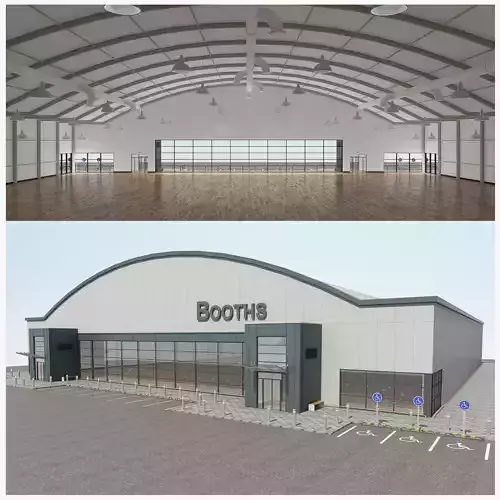 Supermarket Store Building