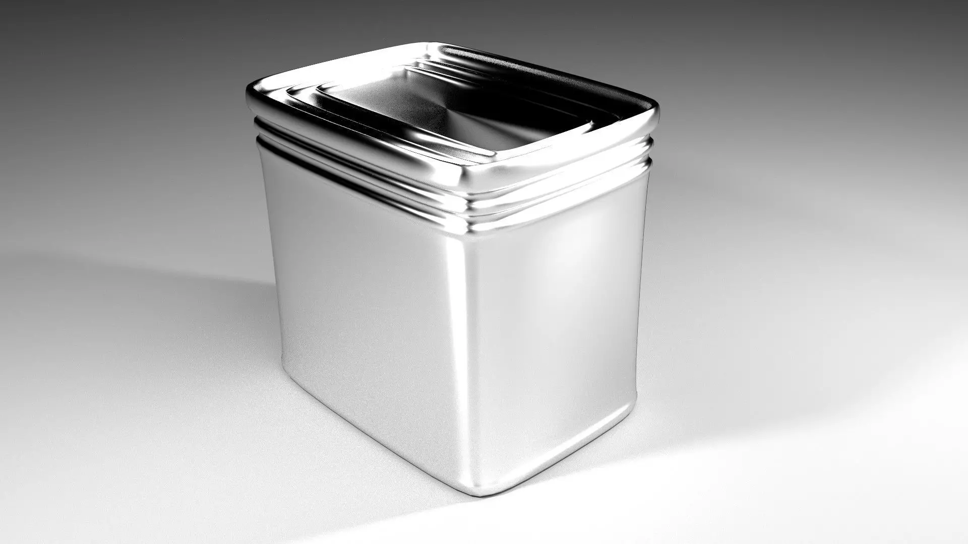 Can - Rectangular 3D model