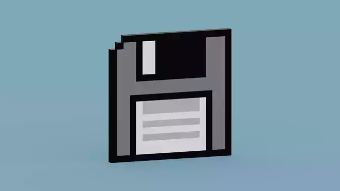 Pixel Floppy Disk 