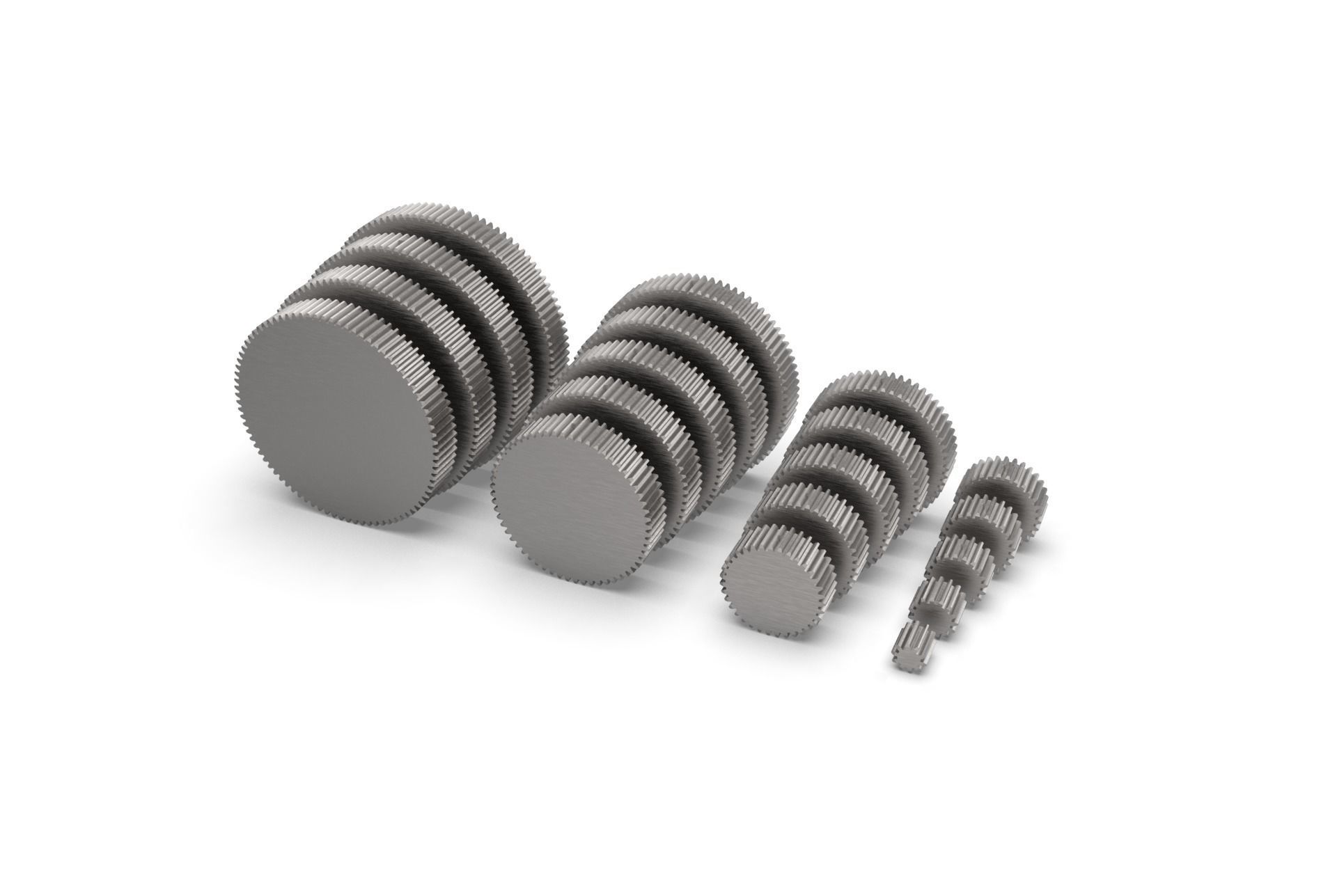 Spur Gear Set 3D print model_19