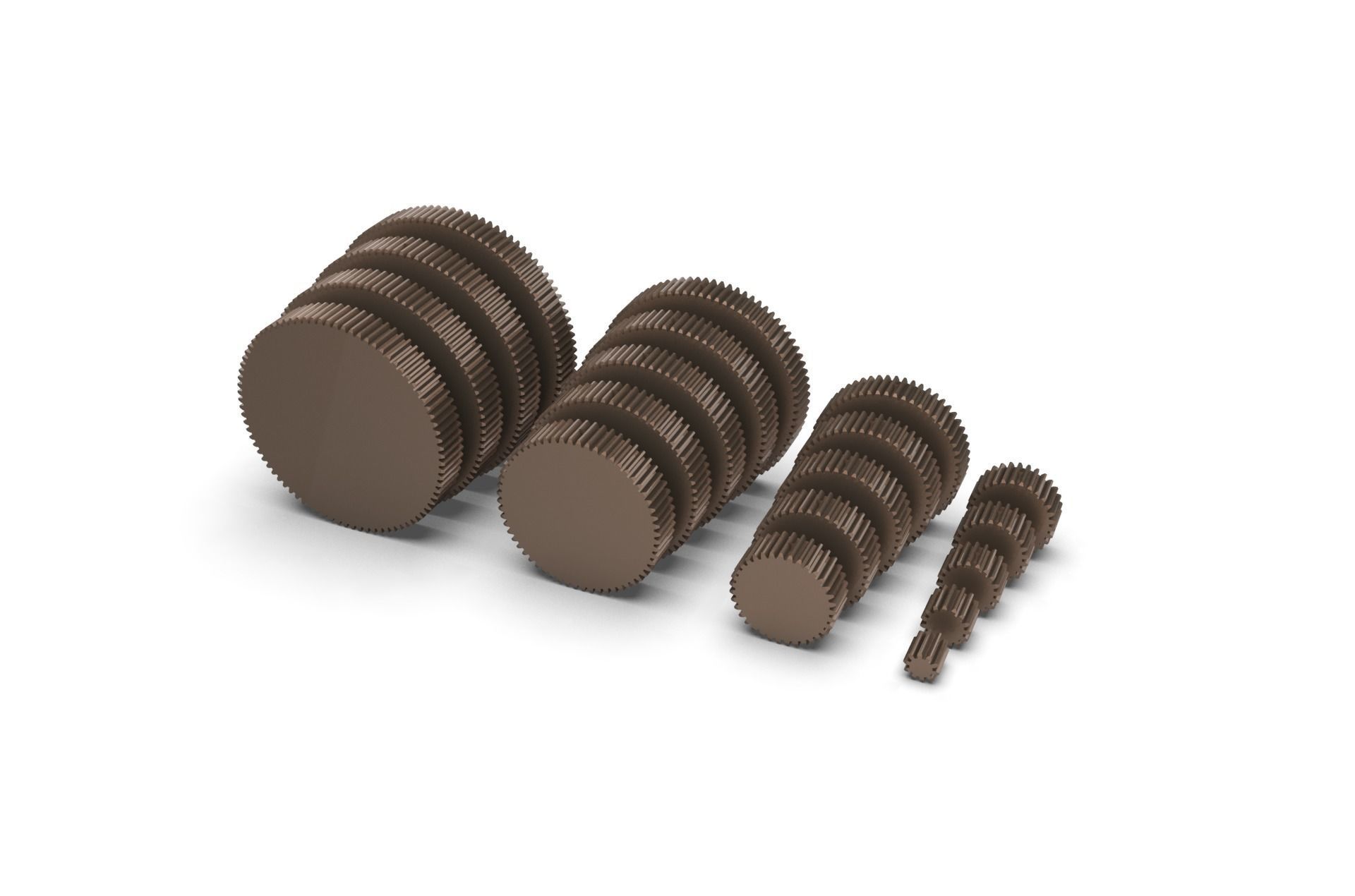 Spur Gear Set 3D print model_25