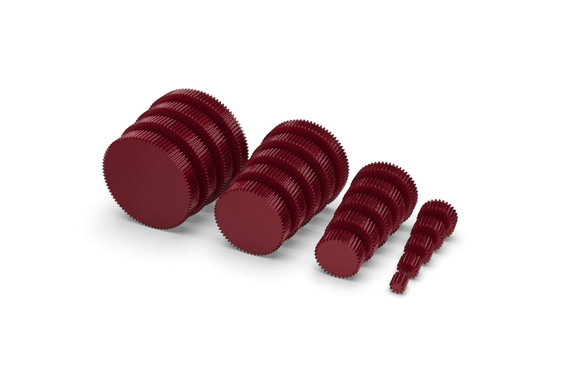 Spur Gear Set 3D print model_20