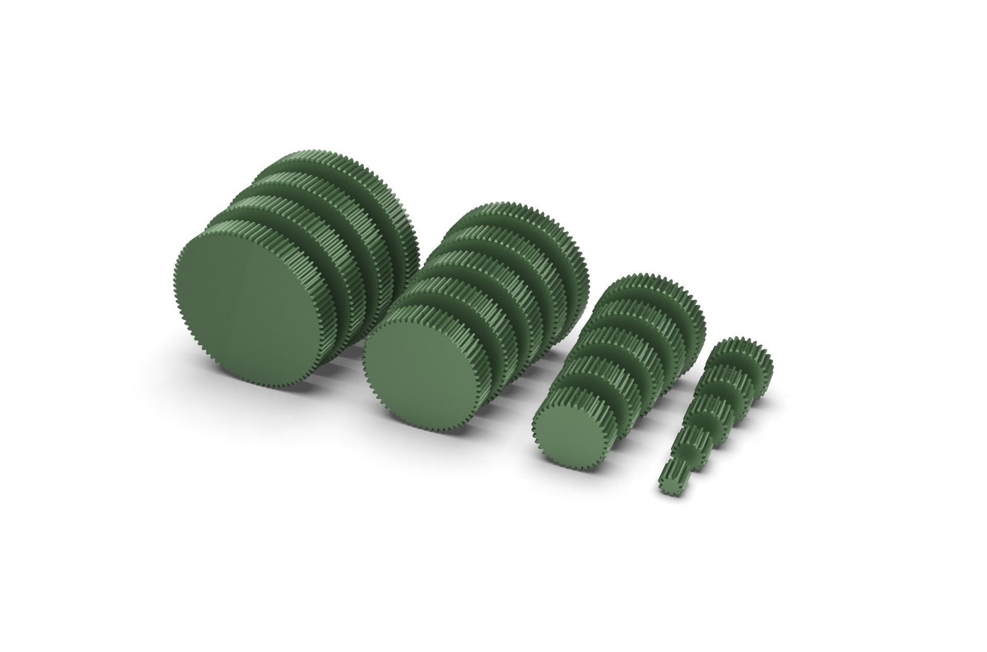 Spur Gear Set 3D print model_24