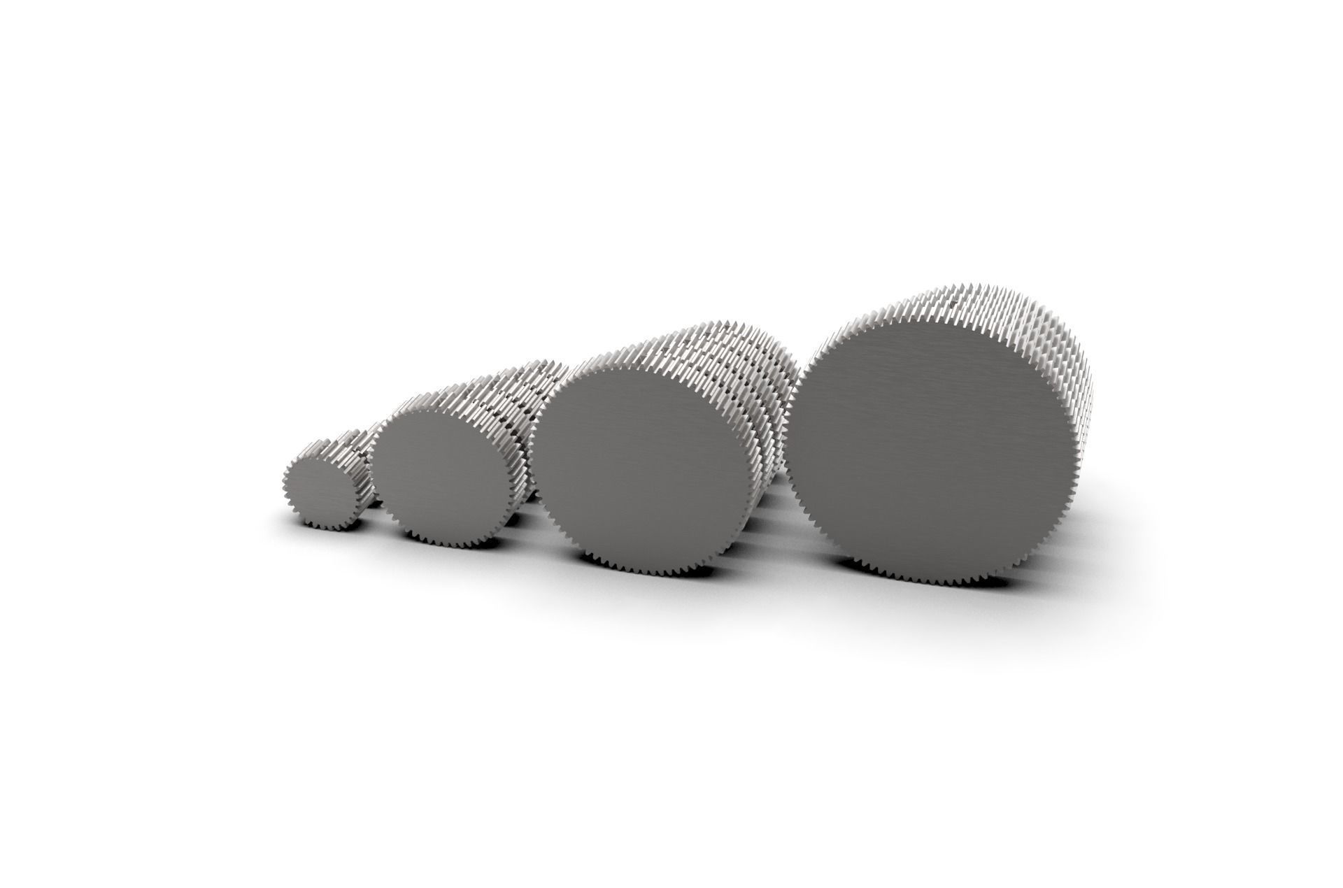 Spur Gear Set 3D print model_9