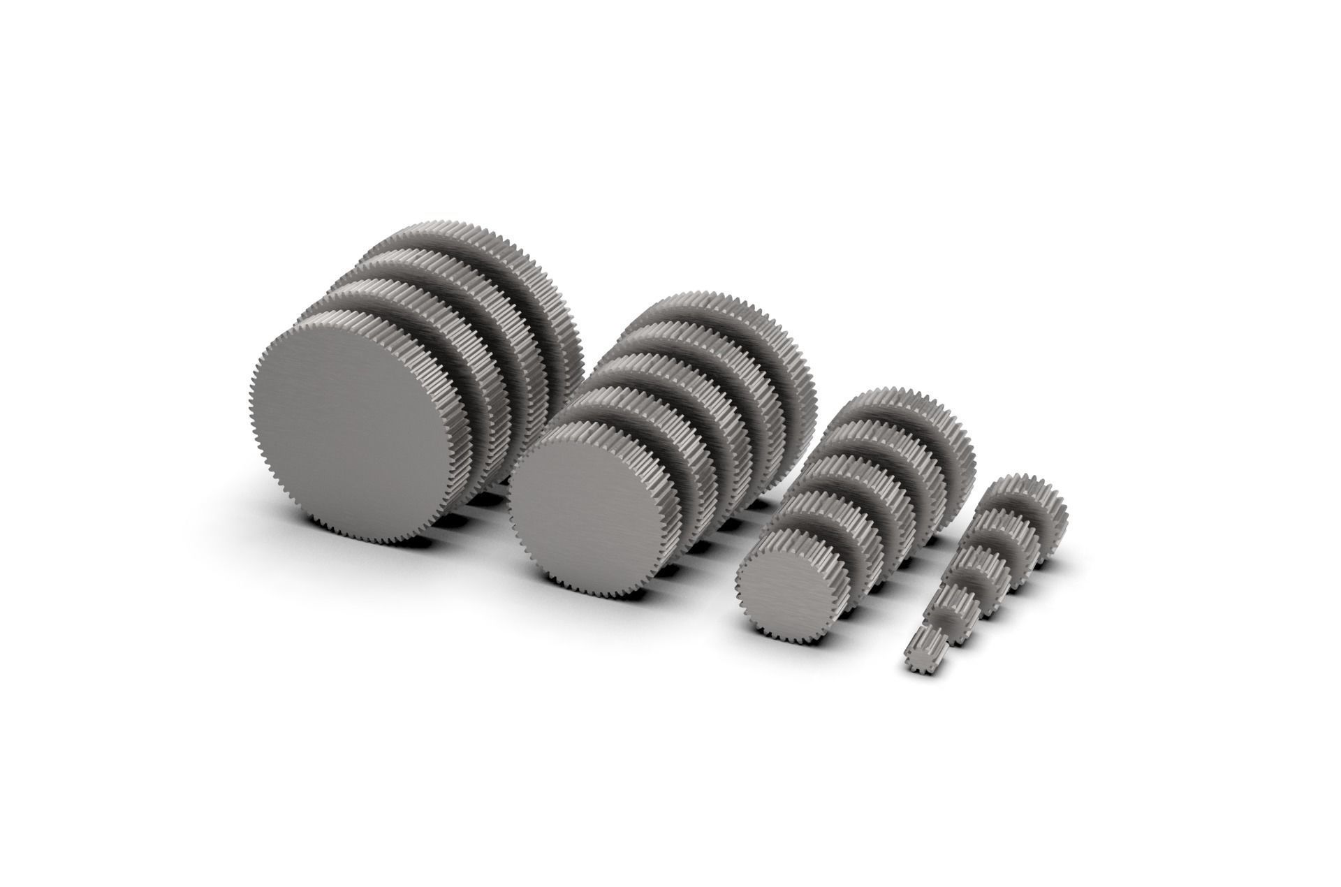 Spur Gear Set 3D print model_18