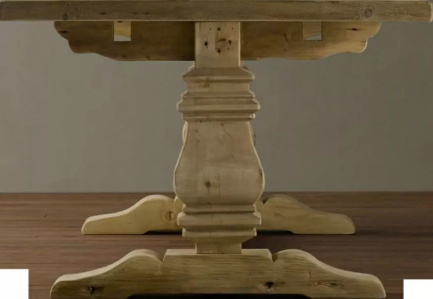 Wood Table Free 3D model
