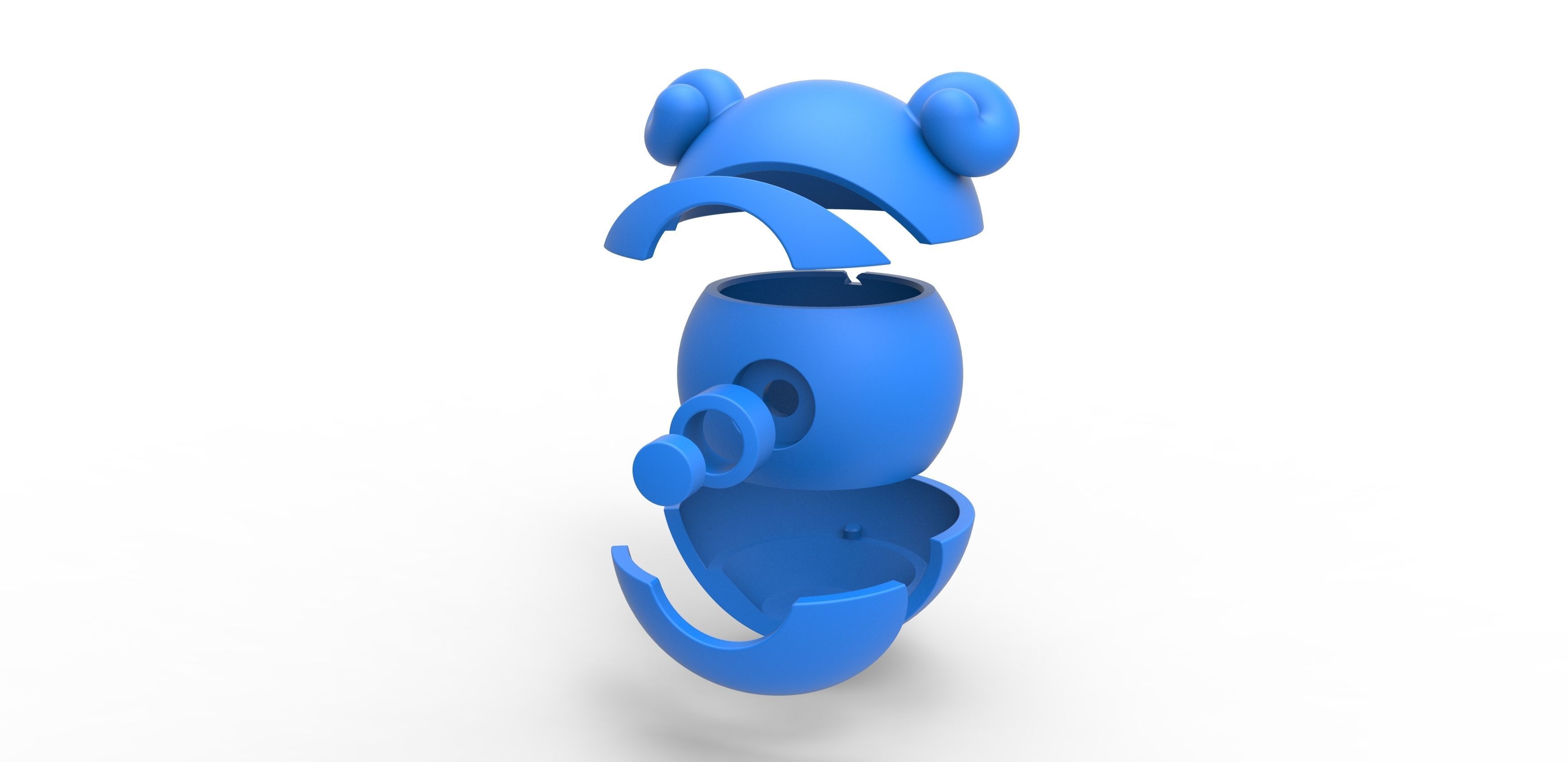 Slowpoke orb 3D print model_20