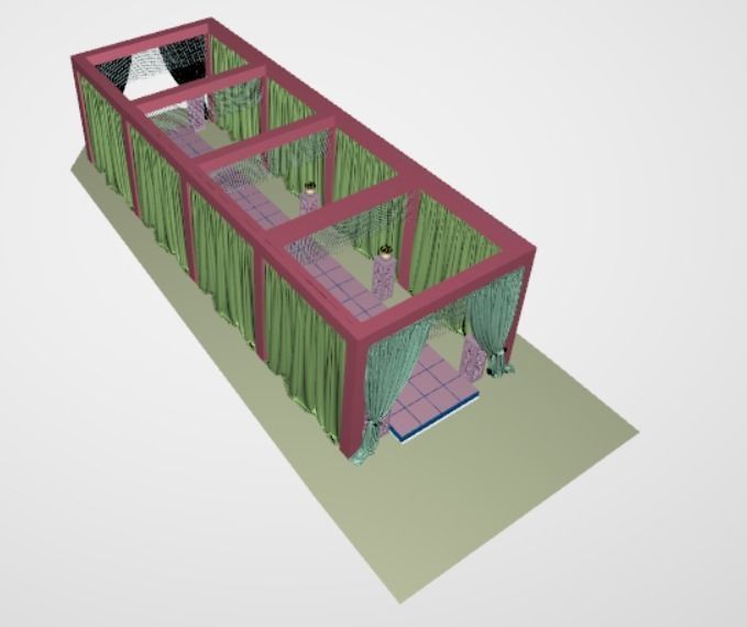 Wedding Entrance 3D model_5