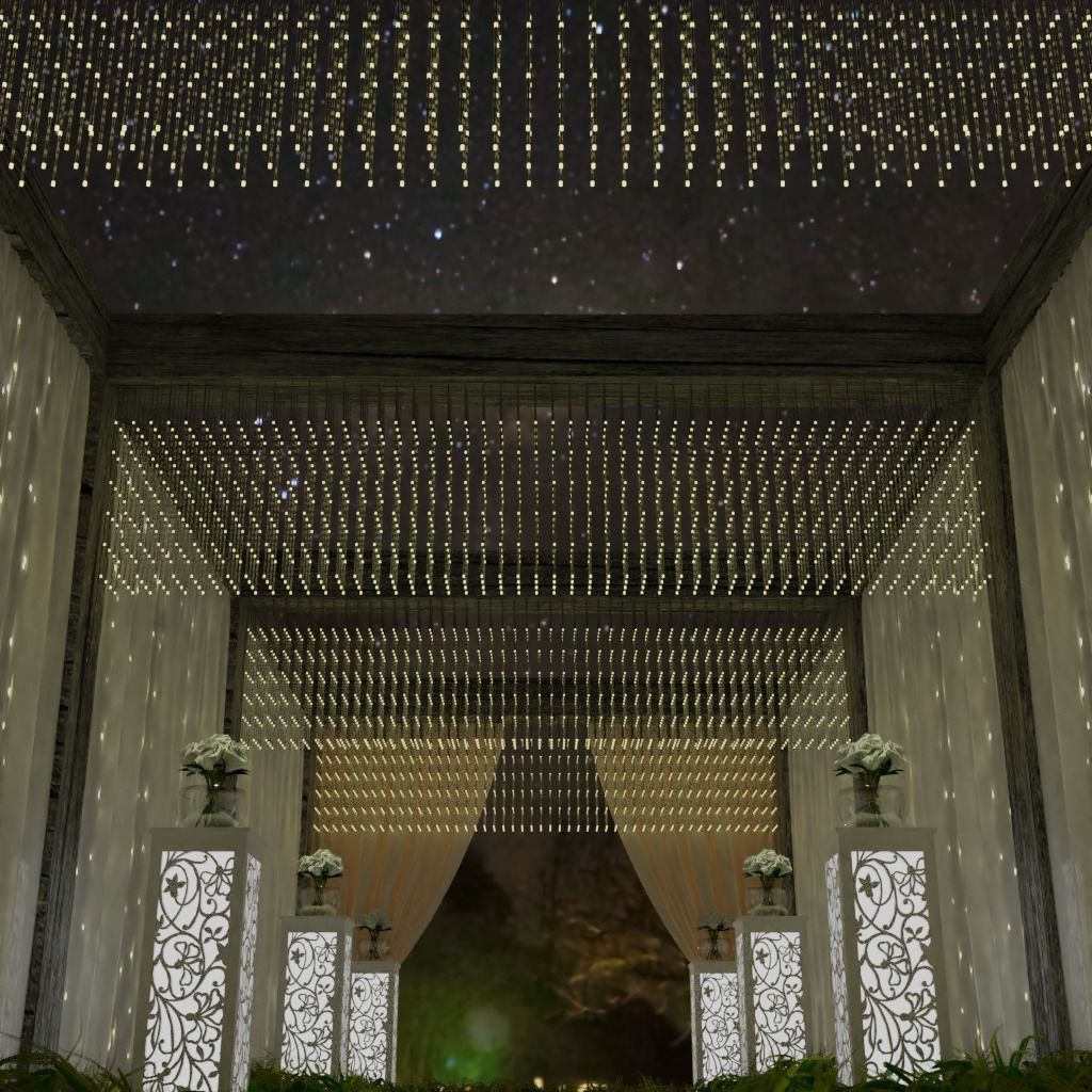 Wedding Entrance 3D model_2