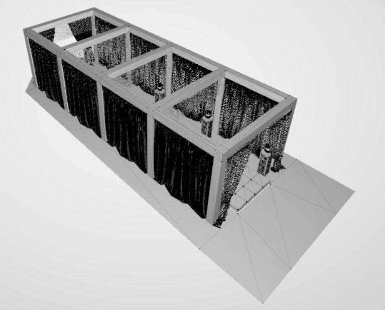 Wedding Entrance 3D model_4