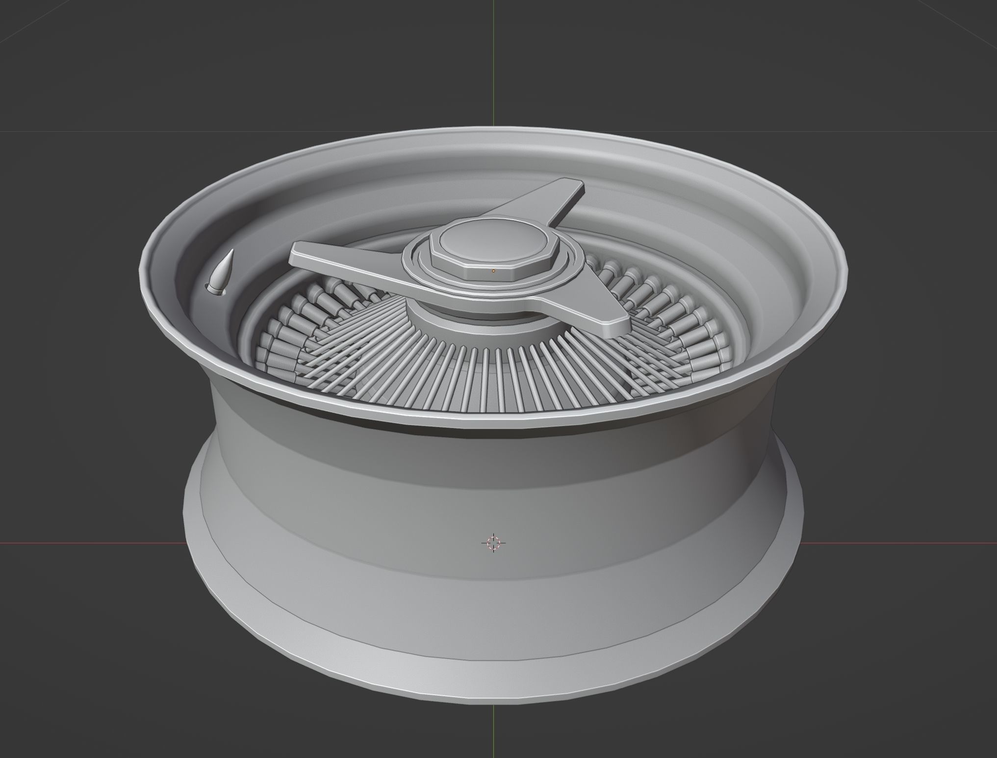 Lowrider Wire - Wheels - Game Ready Low-poly 3D model_5