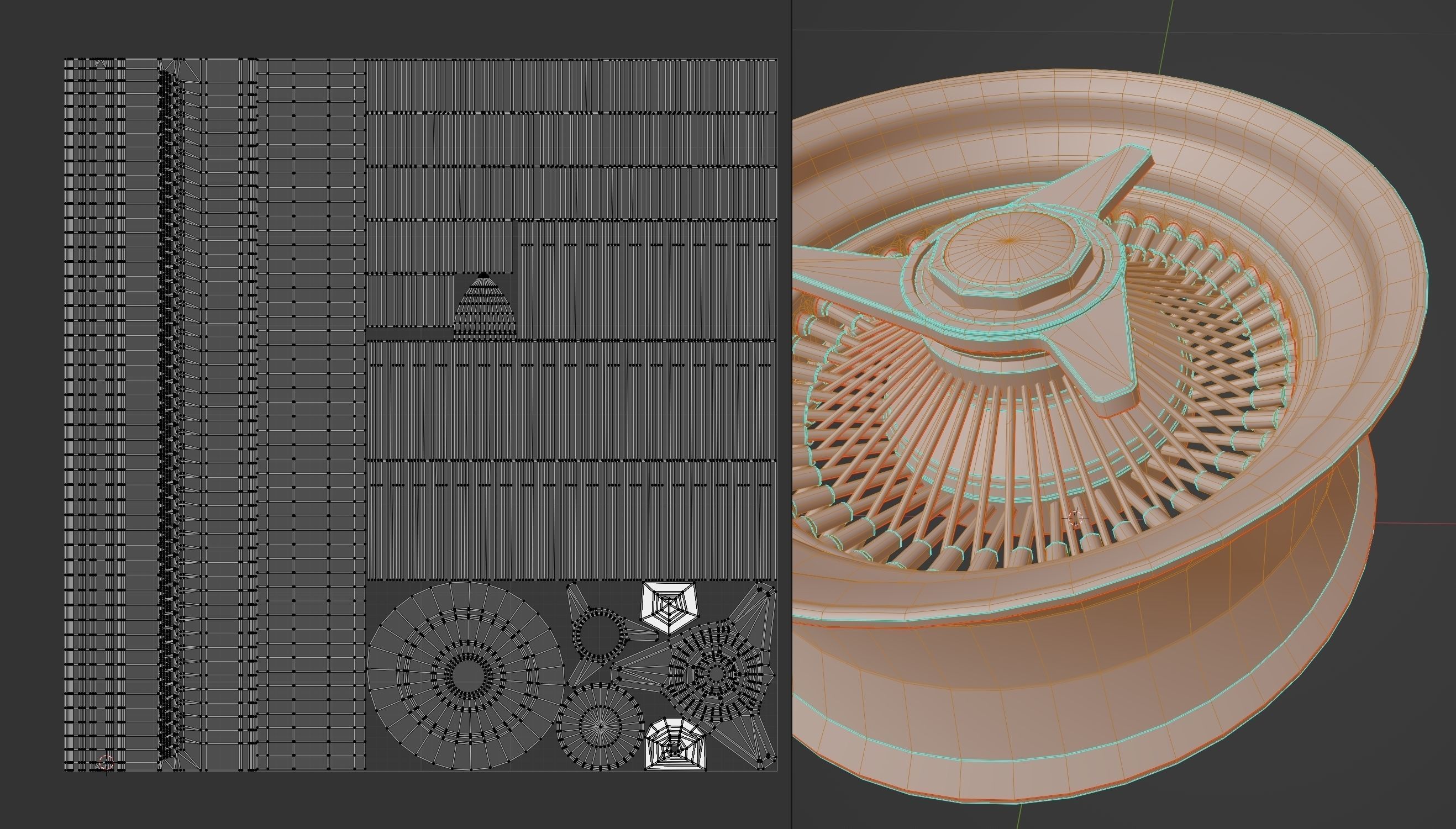 Lowrider Wire - Wheels - Game Ready Low-poly 3D model_8