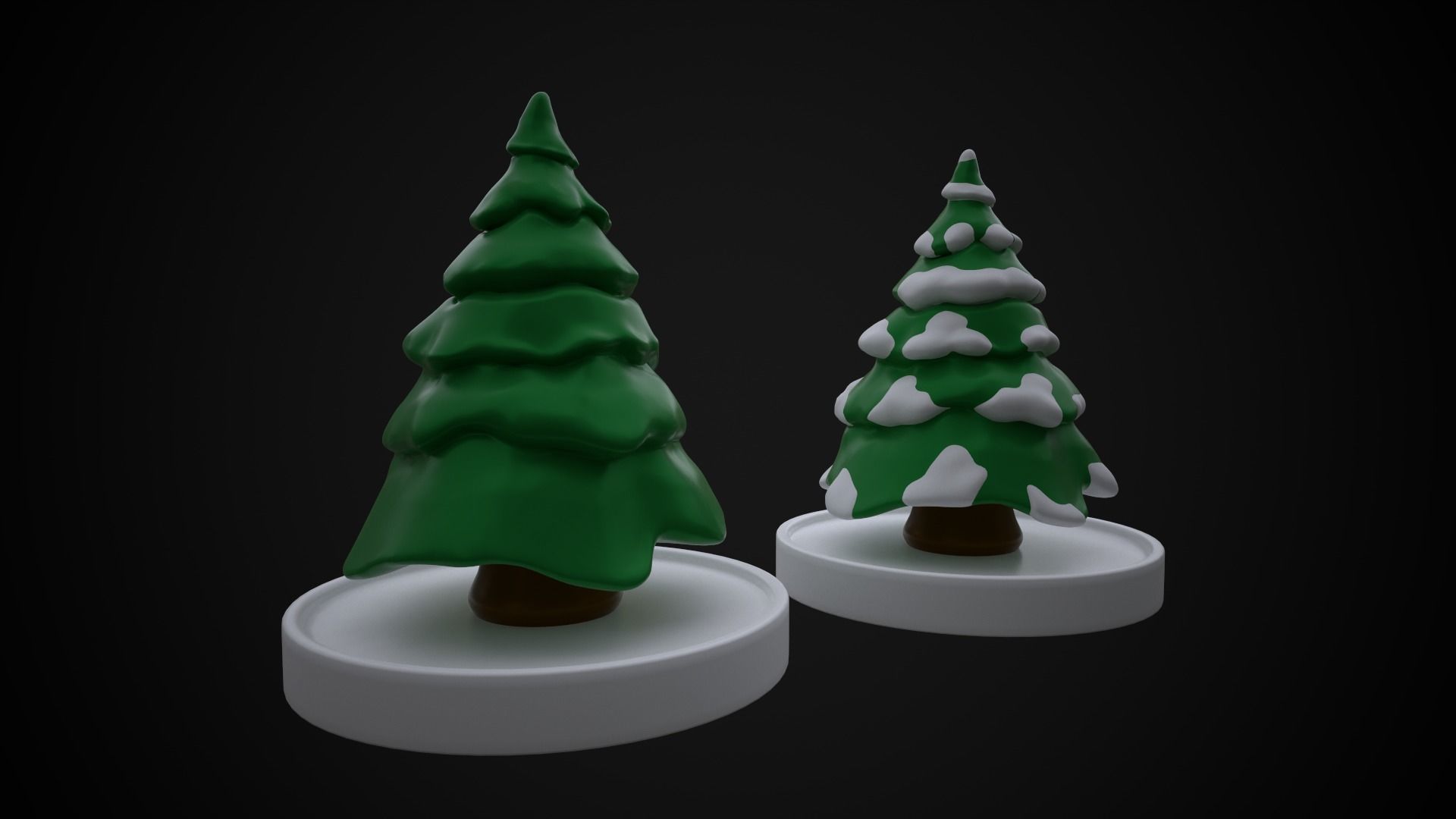 Christmas tree at the stand 3D print model_15