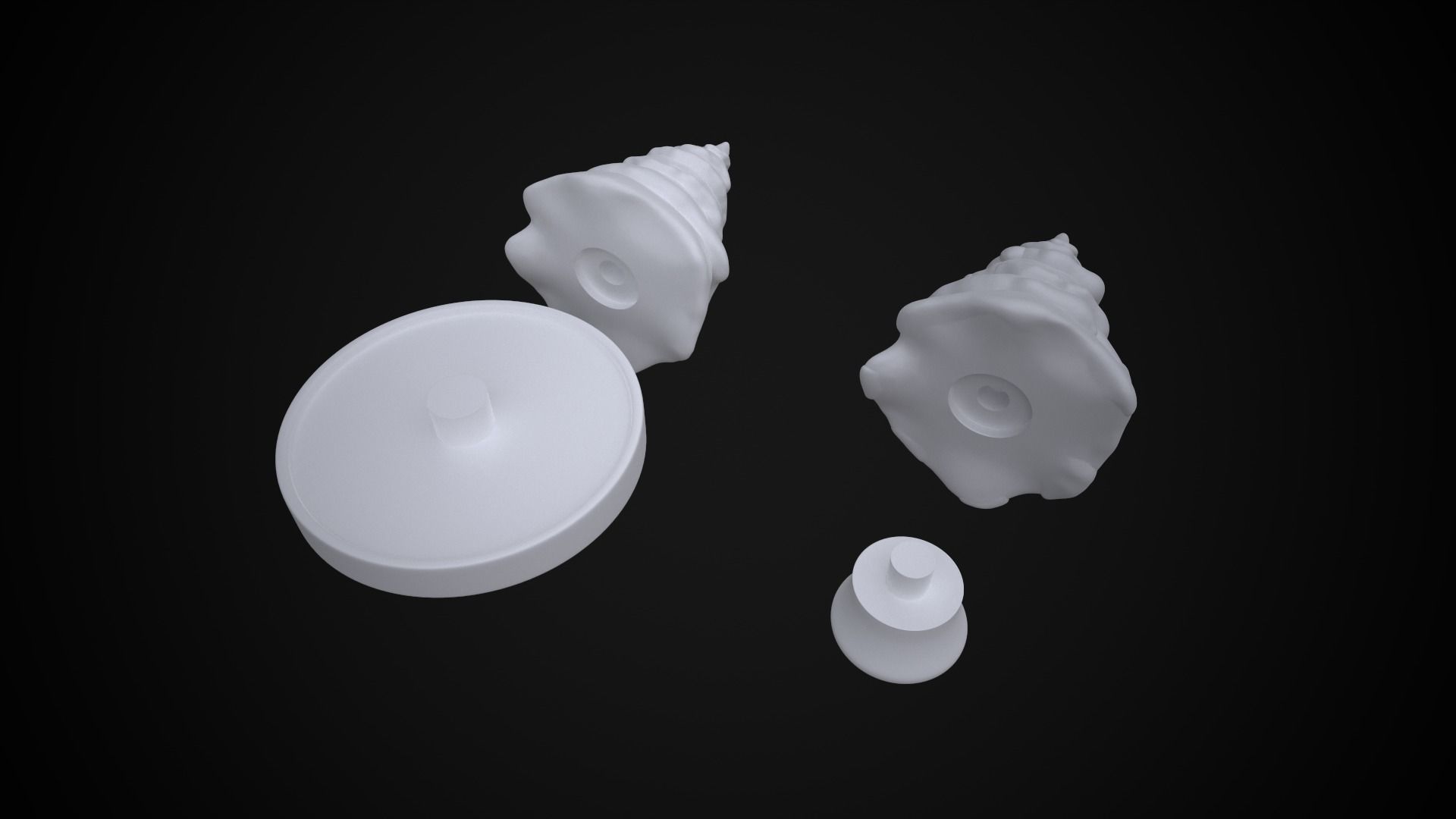 Christmas tree at the stand 3D print model_17