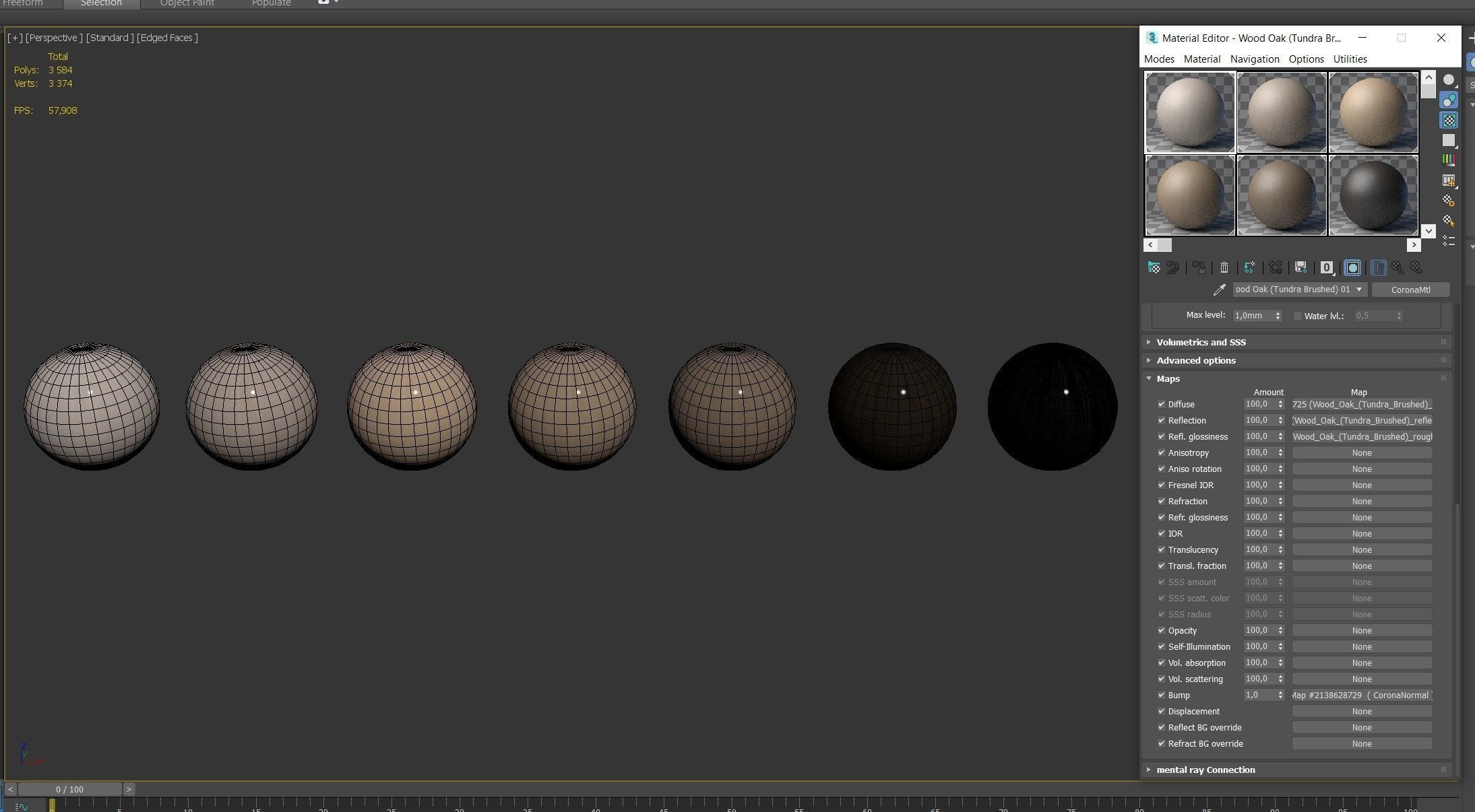 Wood materials Oak - 7 colors - set 01 Texture_11