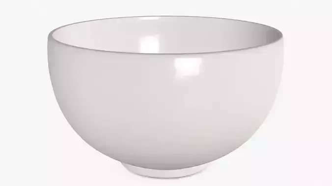 White Soup Bowl