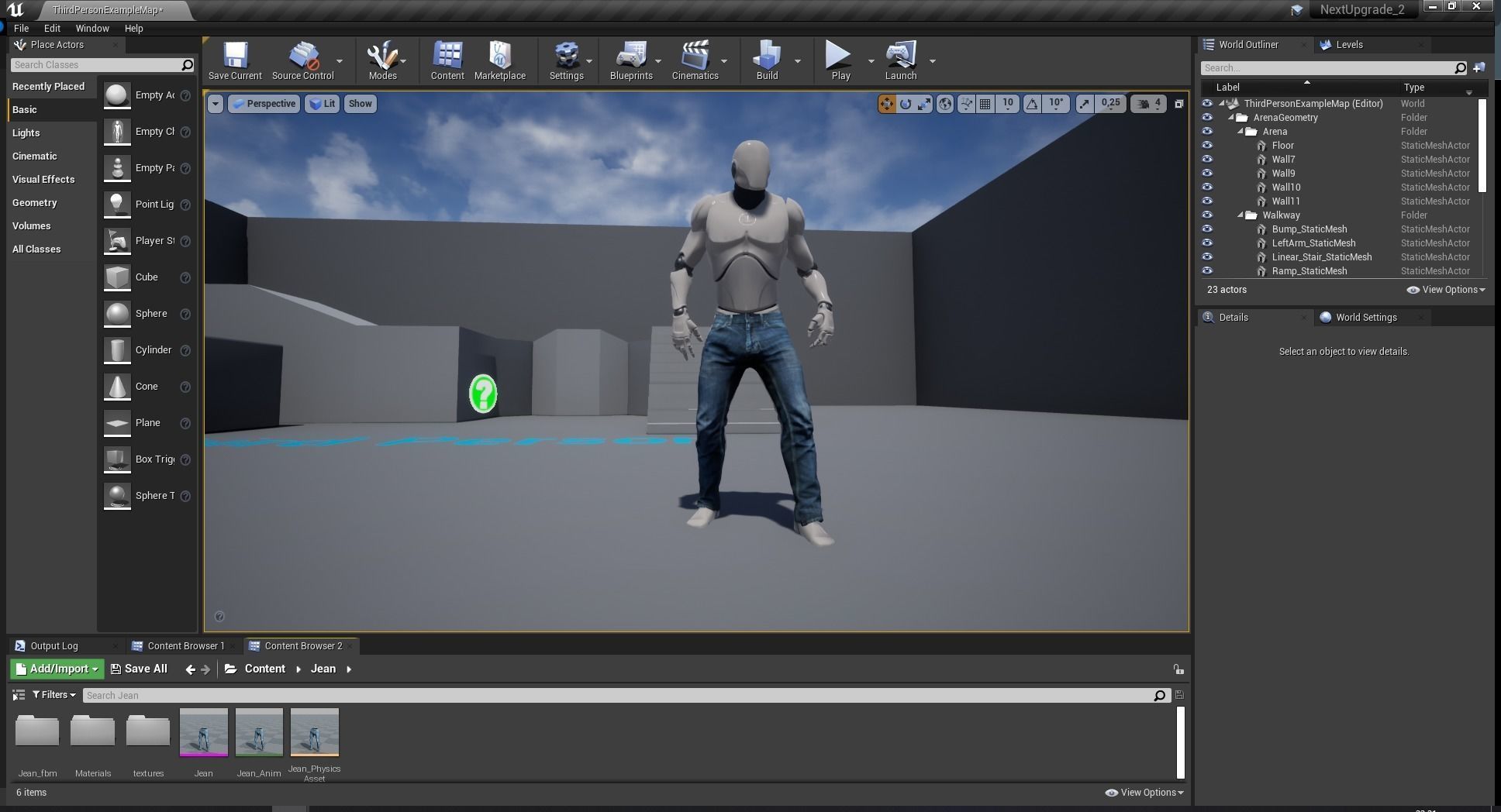Realistic Bleu Jeans for Men Rigged Low-poly 3D model_28
