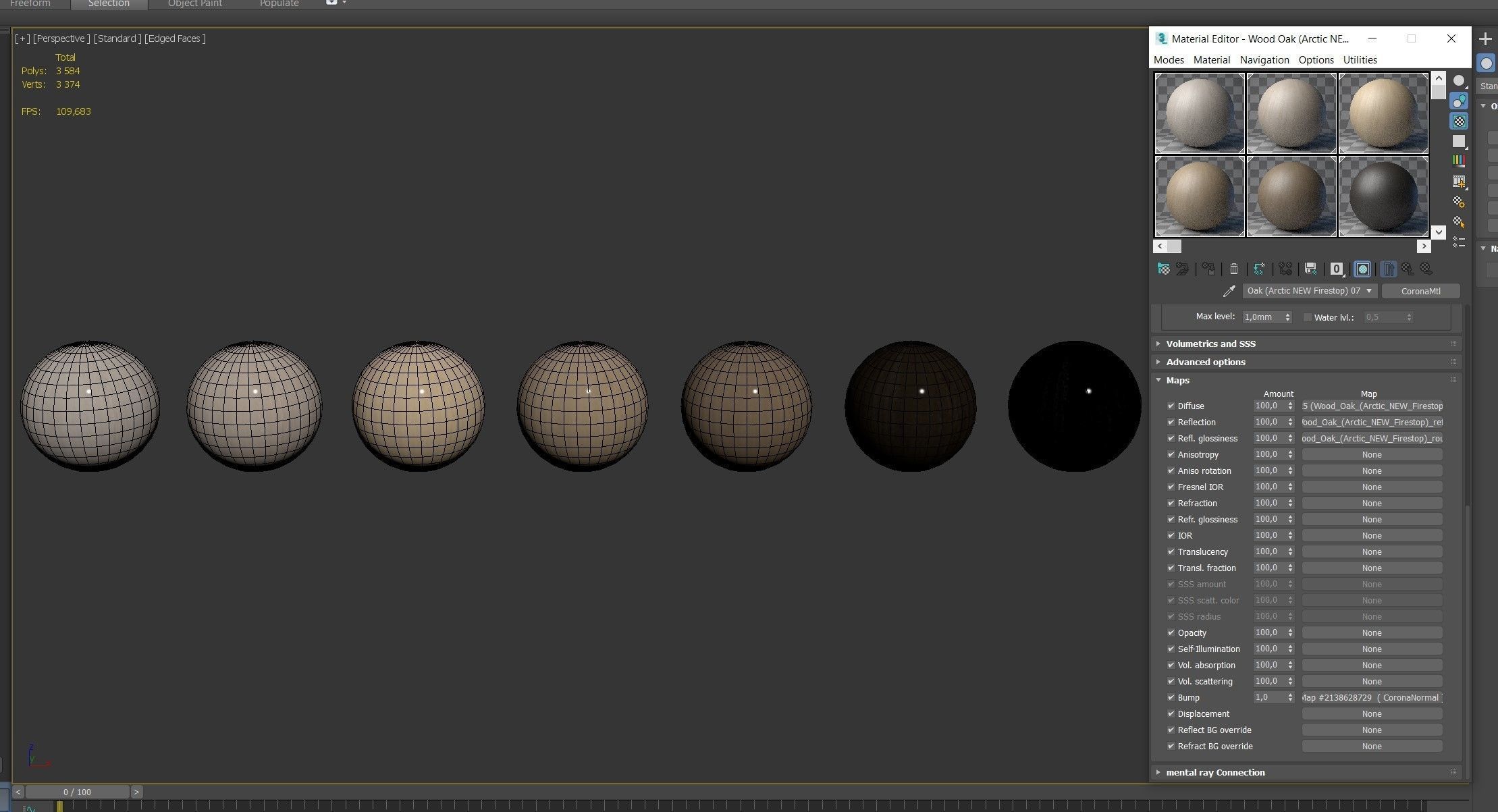 Wood materials Oak - 7 colors - set 03 Texture_10