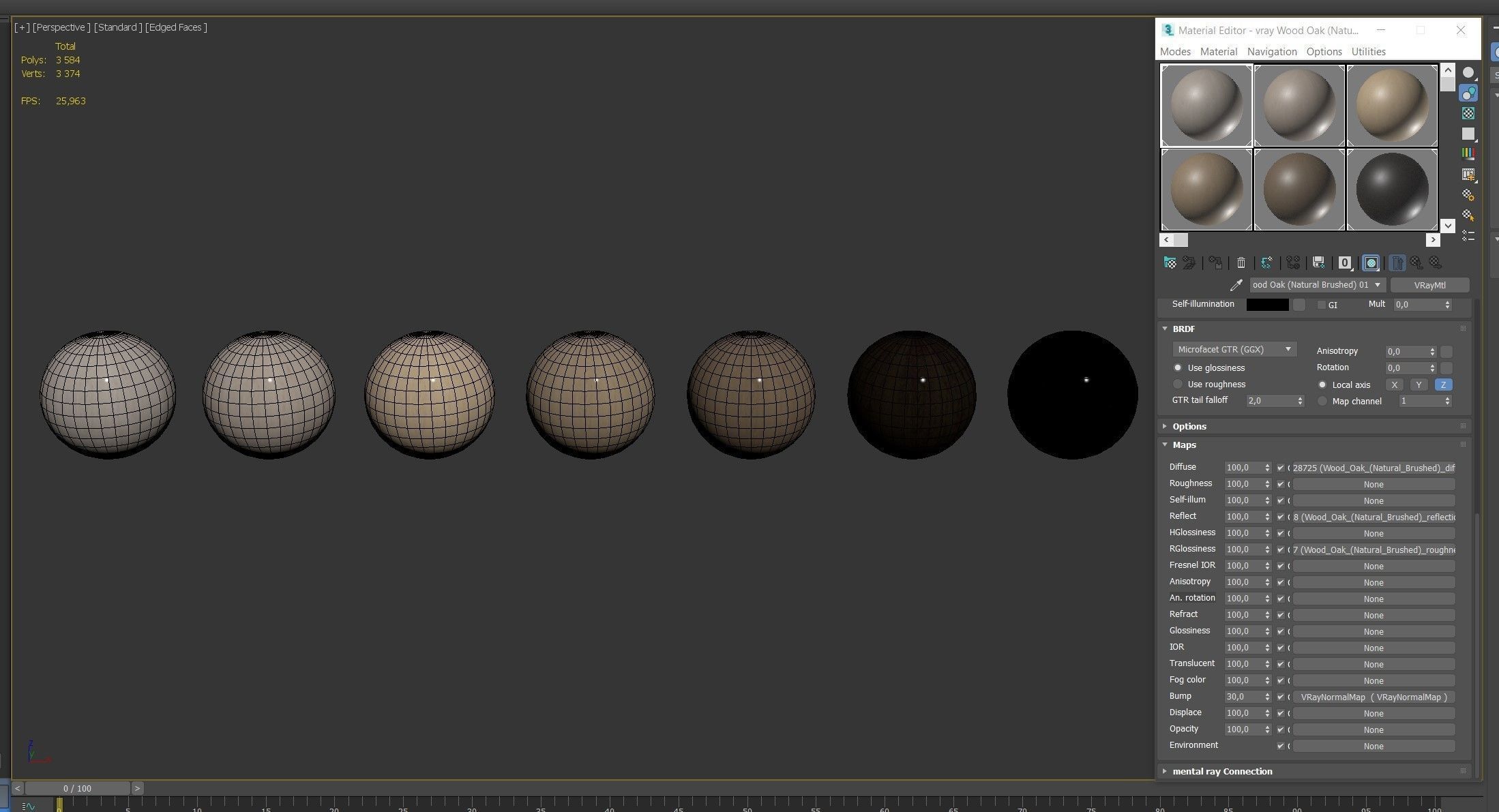 Wood materials Oak - 7 colors - set 07 Texture_10