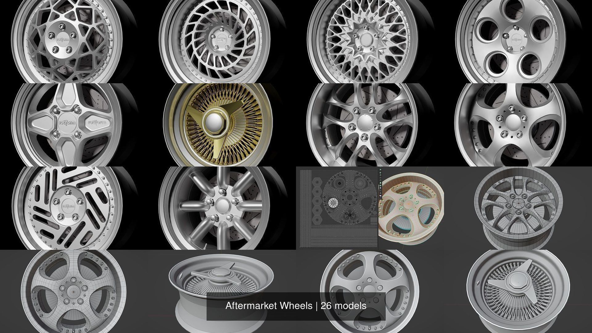 Aftermarket Wheels 3D Model Collection_2
