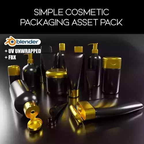 Cosmetic Packaging Asset Pack for Product Designers