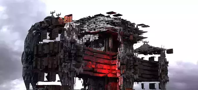 Dark Cyberpunk Solar city Cross 2