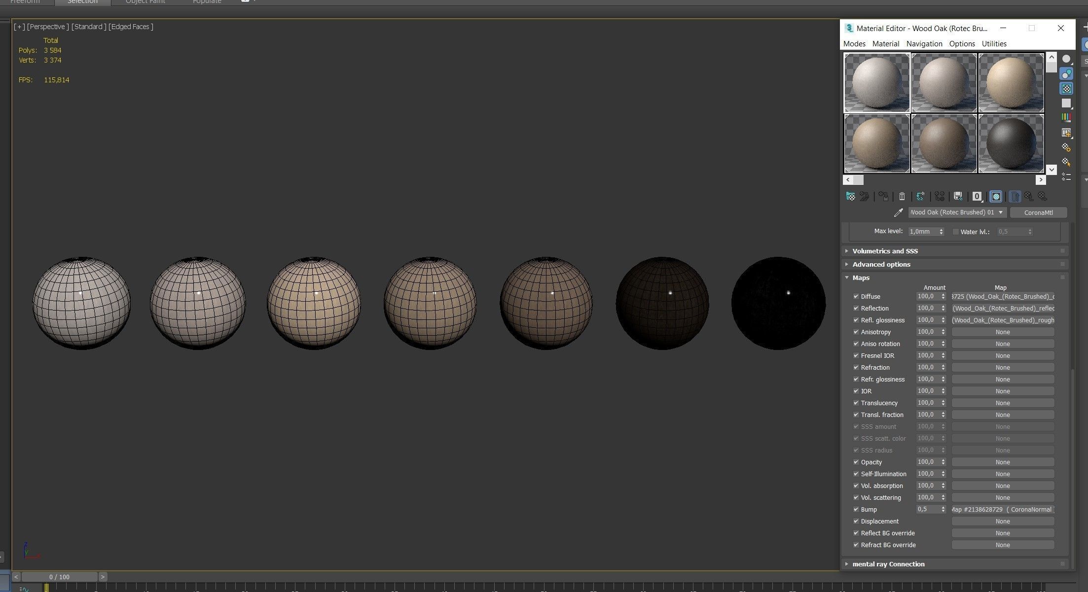 Wood materials Oak - 7 colors - set 11 Texture_11