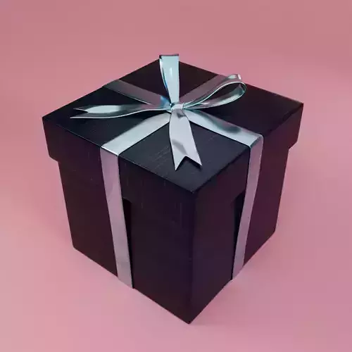 Gift Box 3D Model 3D model