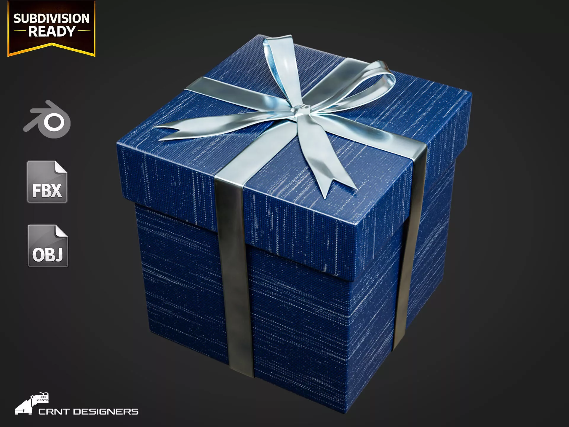 Gift Box 3D Model 3D model