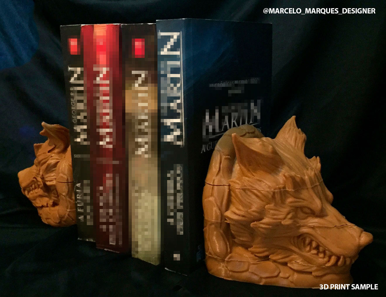 Wolf Head 3D print model_4