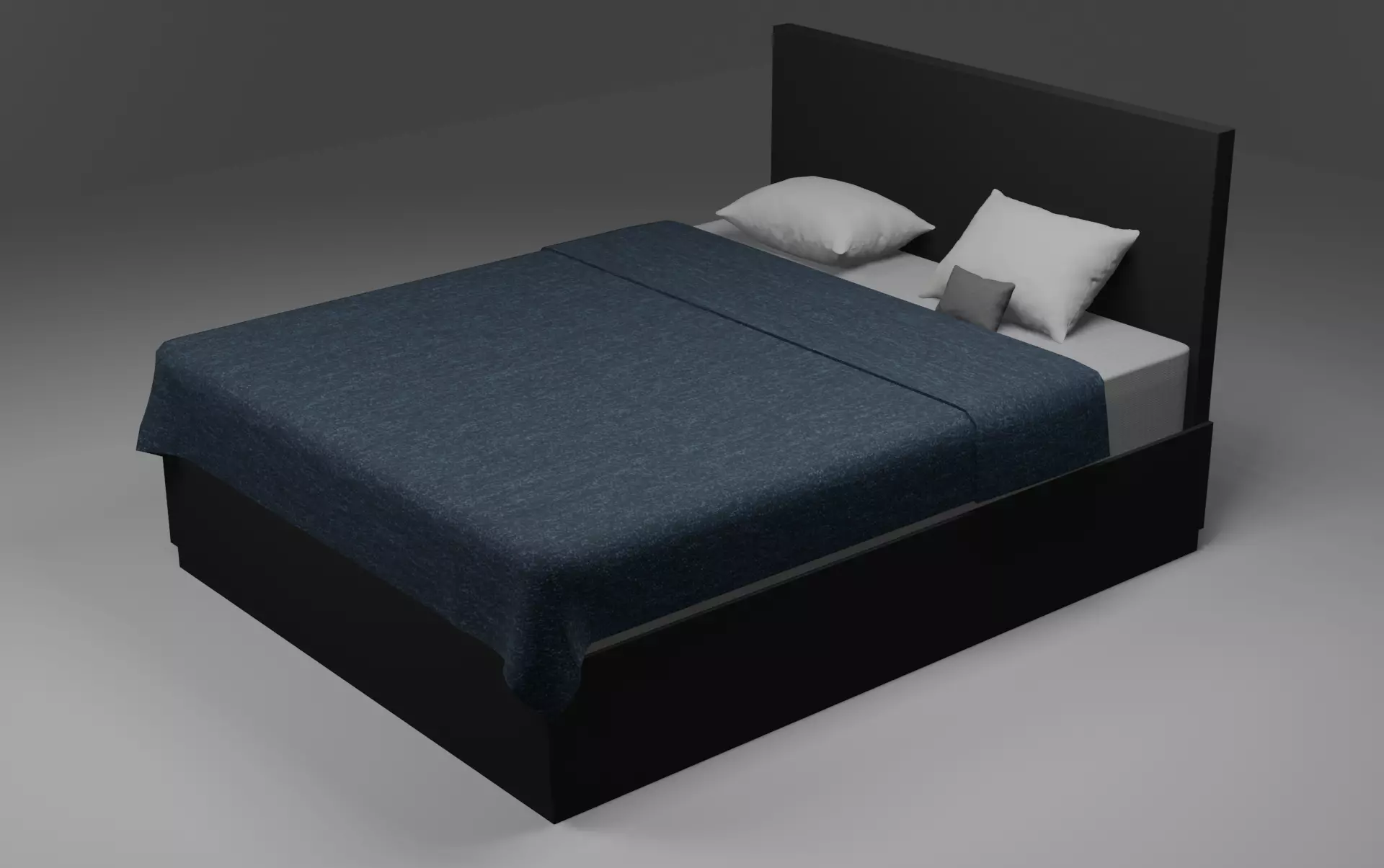 Modern Bed  3D model_0