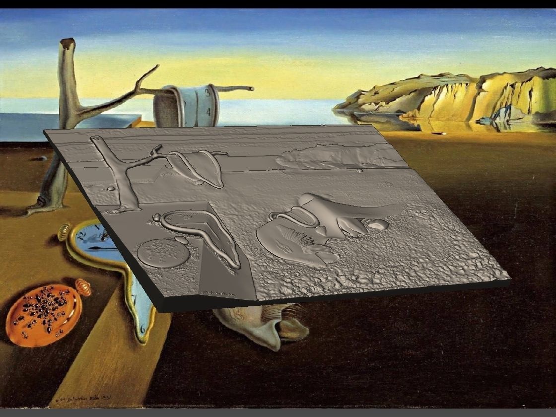 Dali 3d model The Persistence of Memory 3D print model_11